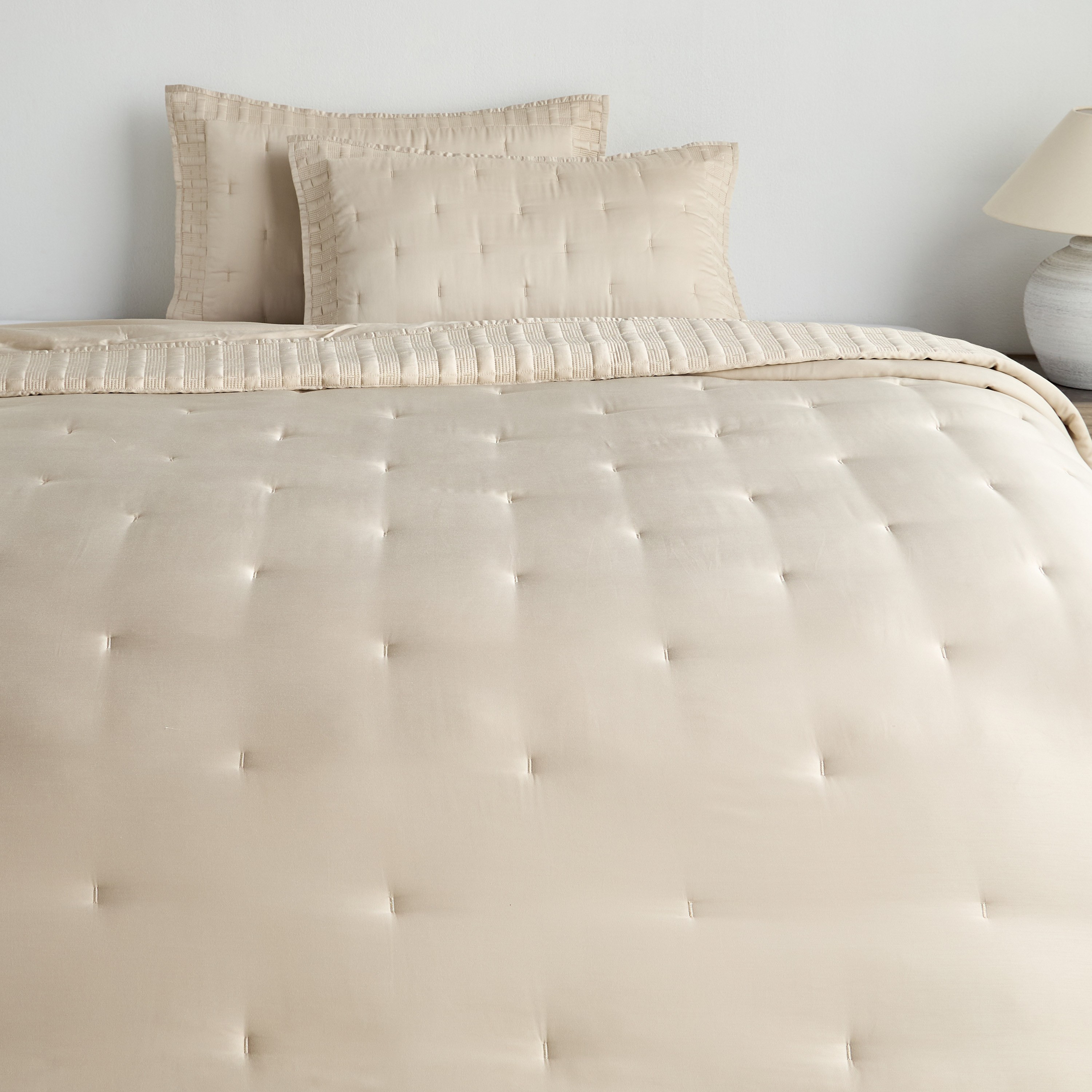 Abilio Cotton Bamboo Quilted 3-Piece Super King Bedspread Set - 240x260 cm-household-bedding-comfortersandbedspreads-bedspreads-image-2