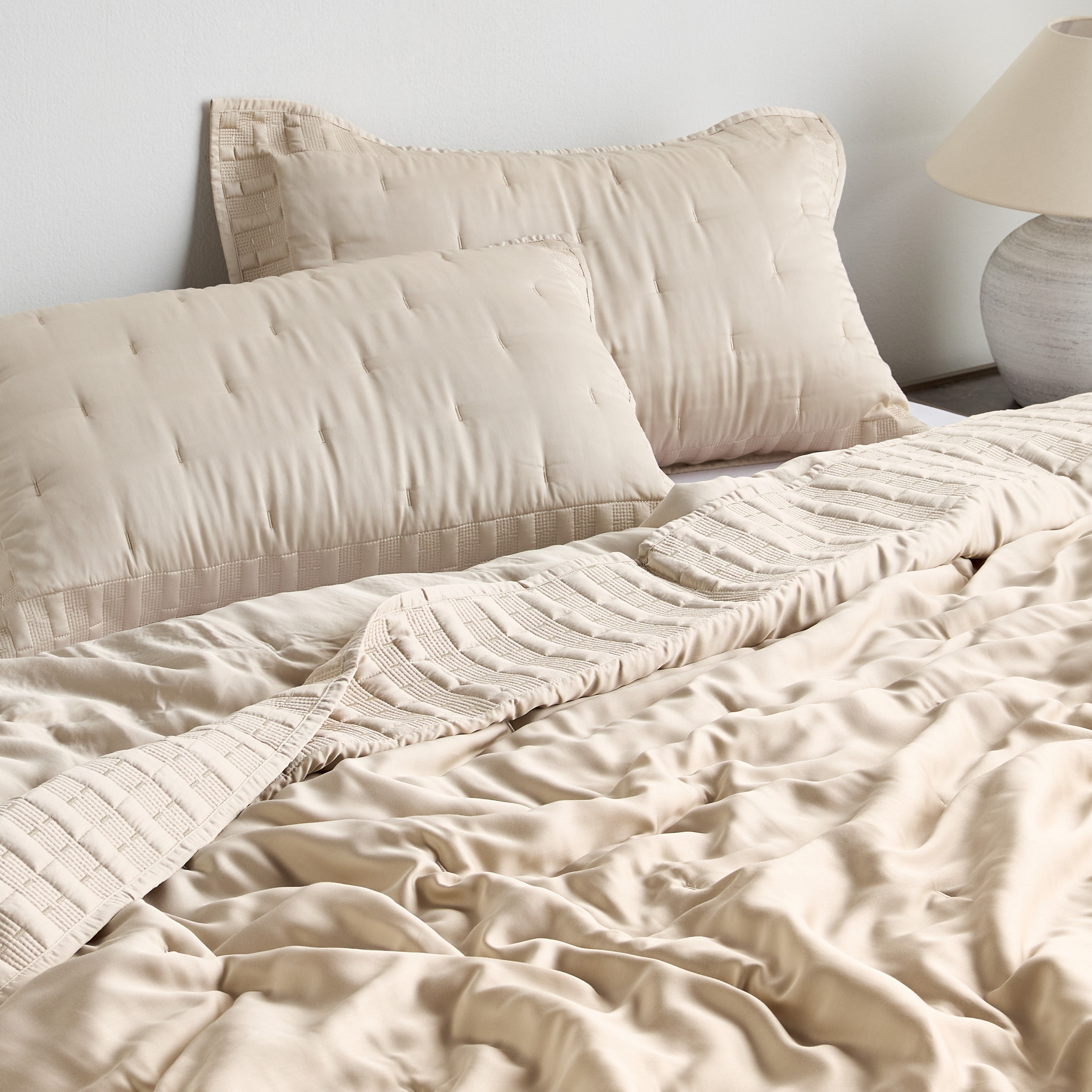Abilio Cotton Bamboo Quilted 3-Piece Super King Bedspread Set - 240x260 cm-household-bedding-comfortersandbedspreads-bedspreads-image-5