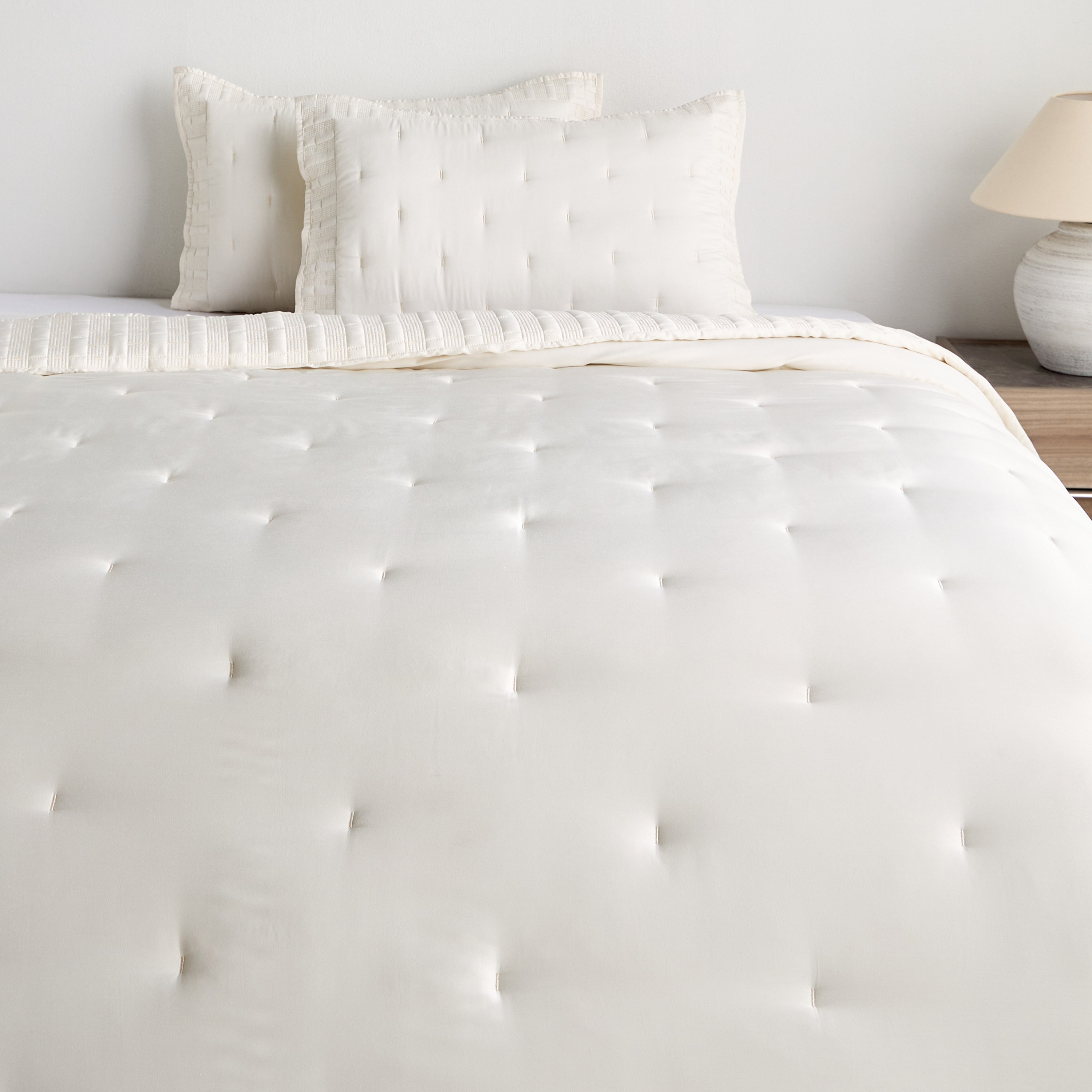 Abilio Cotton Bamboo Quilted 3-Piece Super King Bedspread Set - 240x260 cm-household-bedding-comfortersandbedspreads-bedspreads-image-2