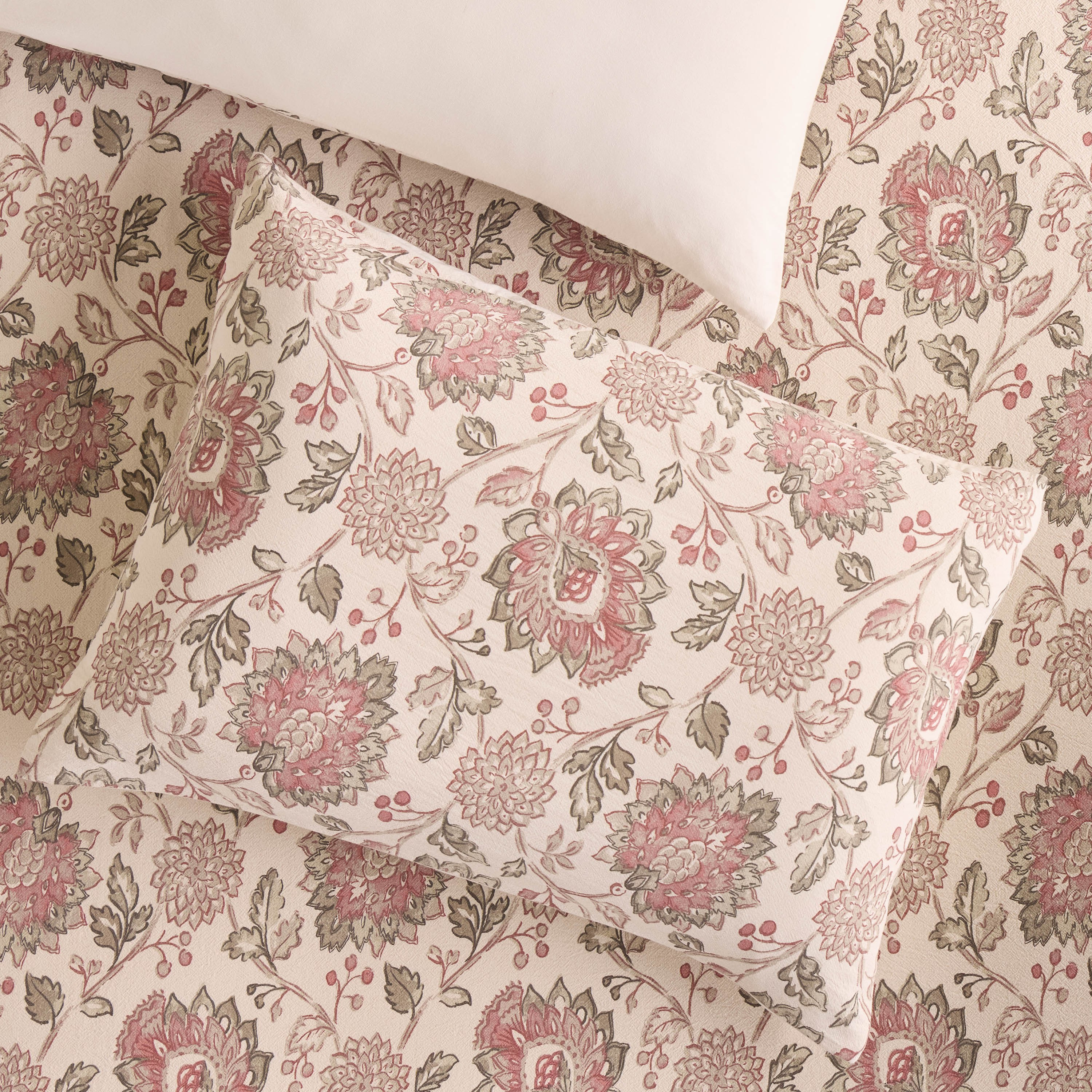 Blanca Jacobean Cotton Printed 3-Piece Super King Comforter Set - 240x260 cm-household-bedding-comfortersandbedspreads-comforters-image-3