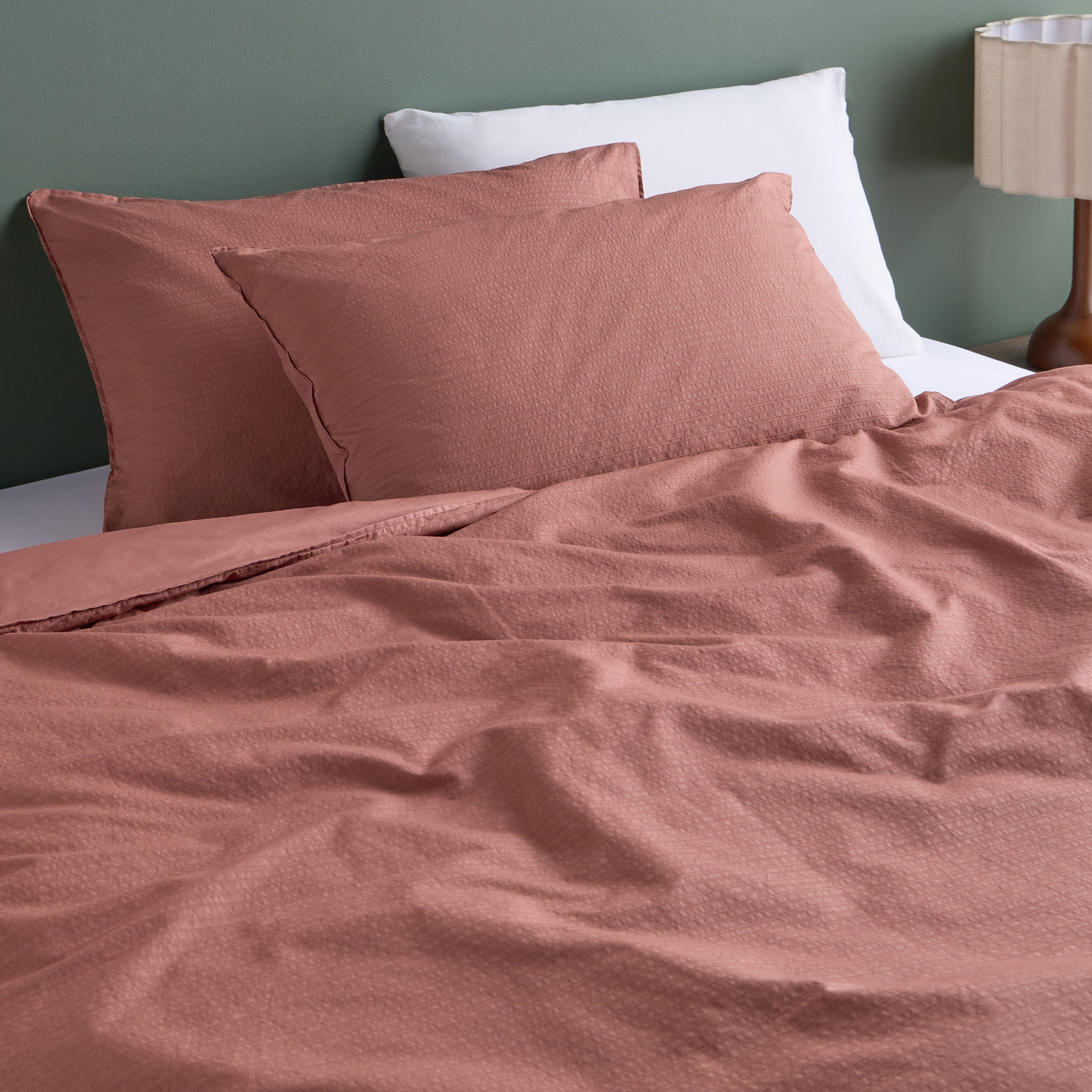 طقم غطاء لحاف سوبر كينج 3 قطع قطن - بلانكا - 220x260 سم-household-bedding-duvetandcovers-duvetcovers-image-5