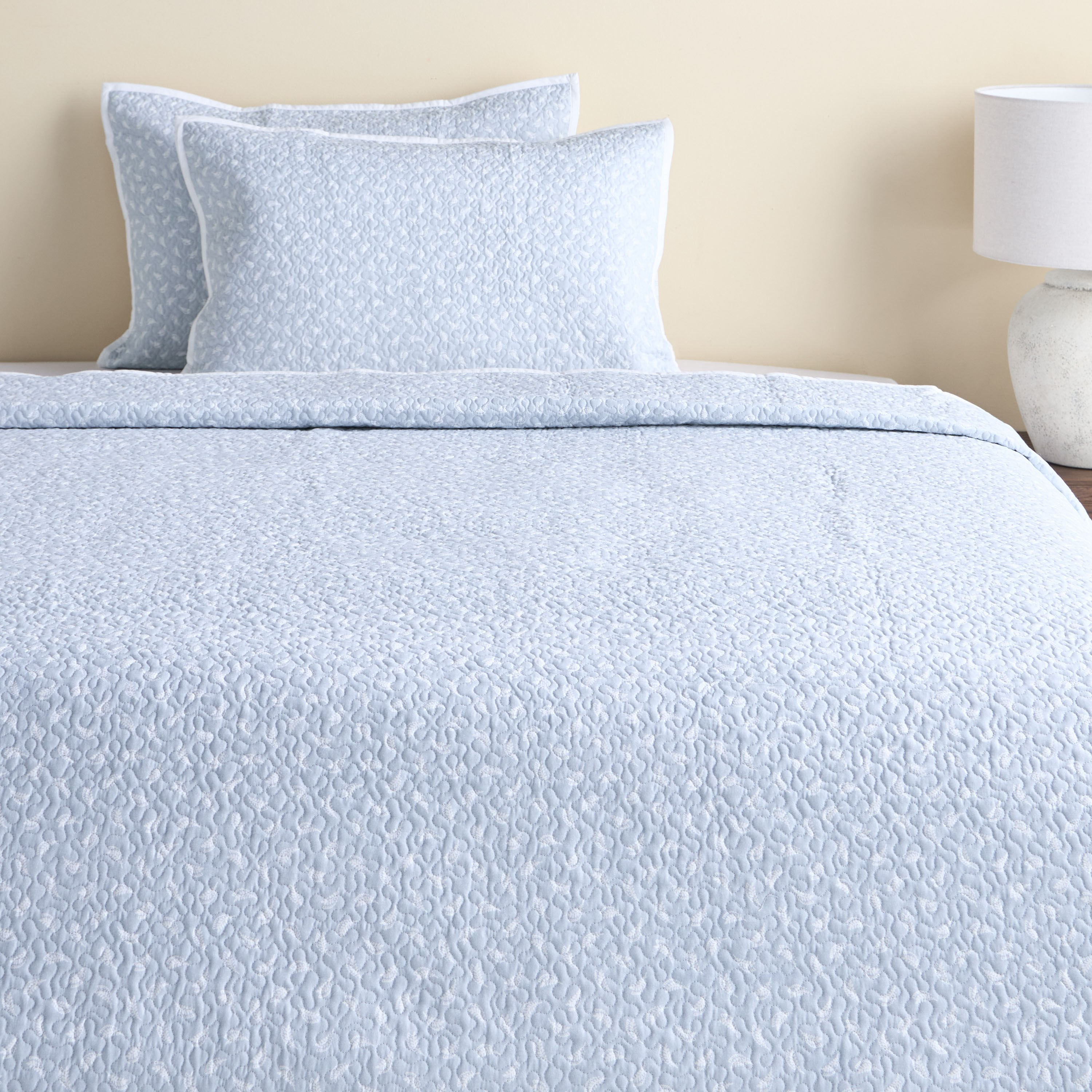 Catalina Cotton Quilted 3-Piece Super King Bedspread Set - 240x260 cm-household-bedding-comfortersandbedspreads-bedspreads-image-2