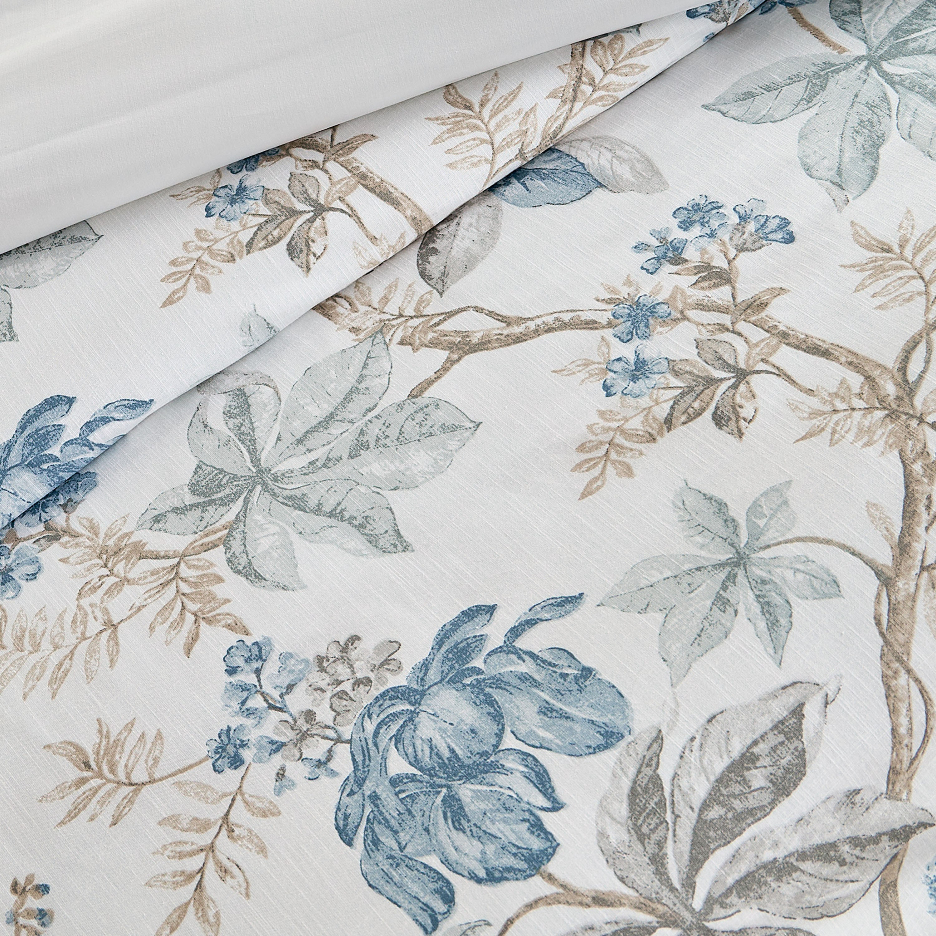 Catalina Botanical Cotton 3-Piece King Duvet Cover Set - 220x230 cm-household-bedding-duvetandcovers-duvetcovers-image-4