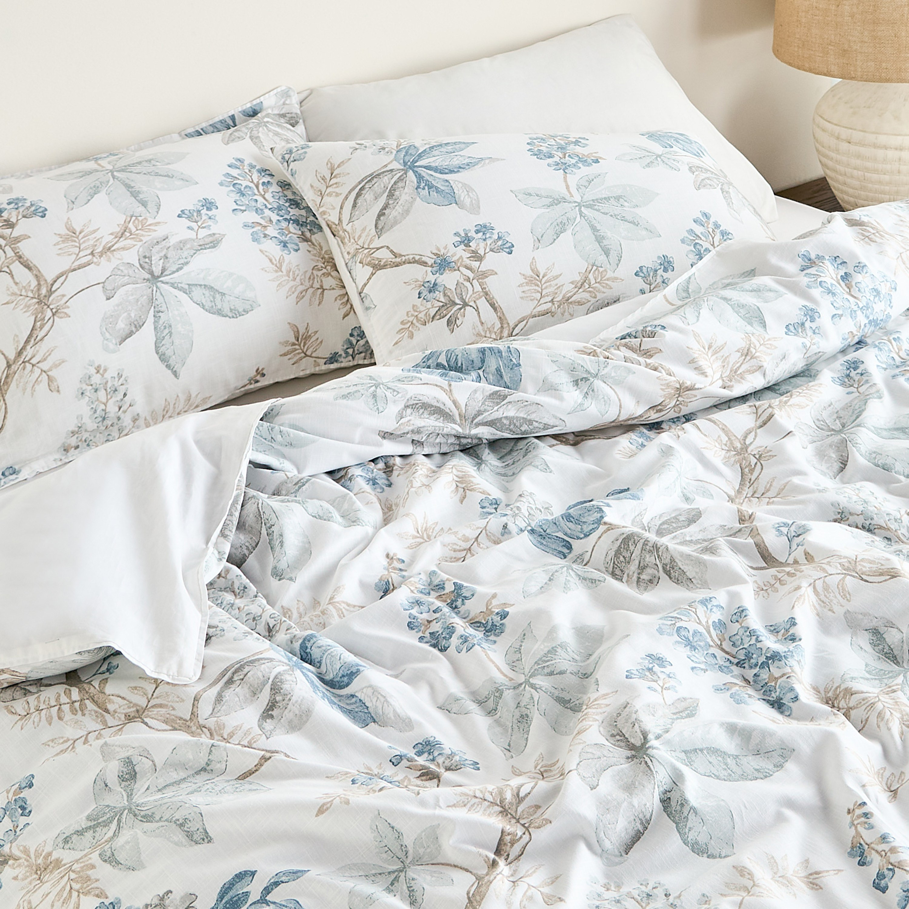 Catalina Botanical Cotton 3-Piece King Duvet Cover Set - 220x230 cm-household-bedding-duvetandcovers-duvetcovers-image-5