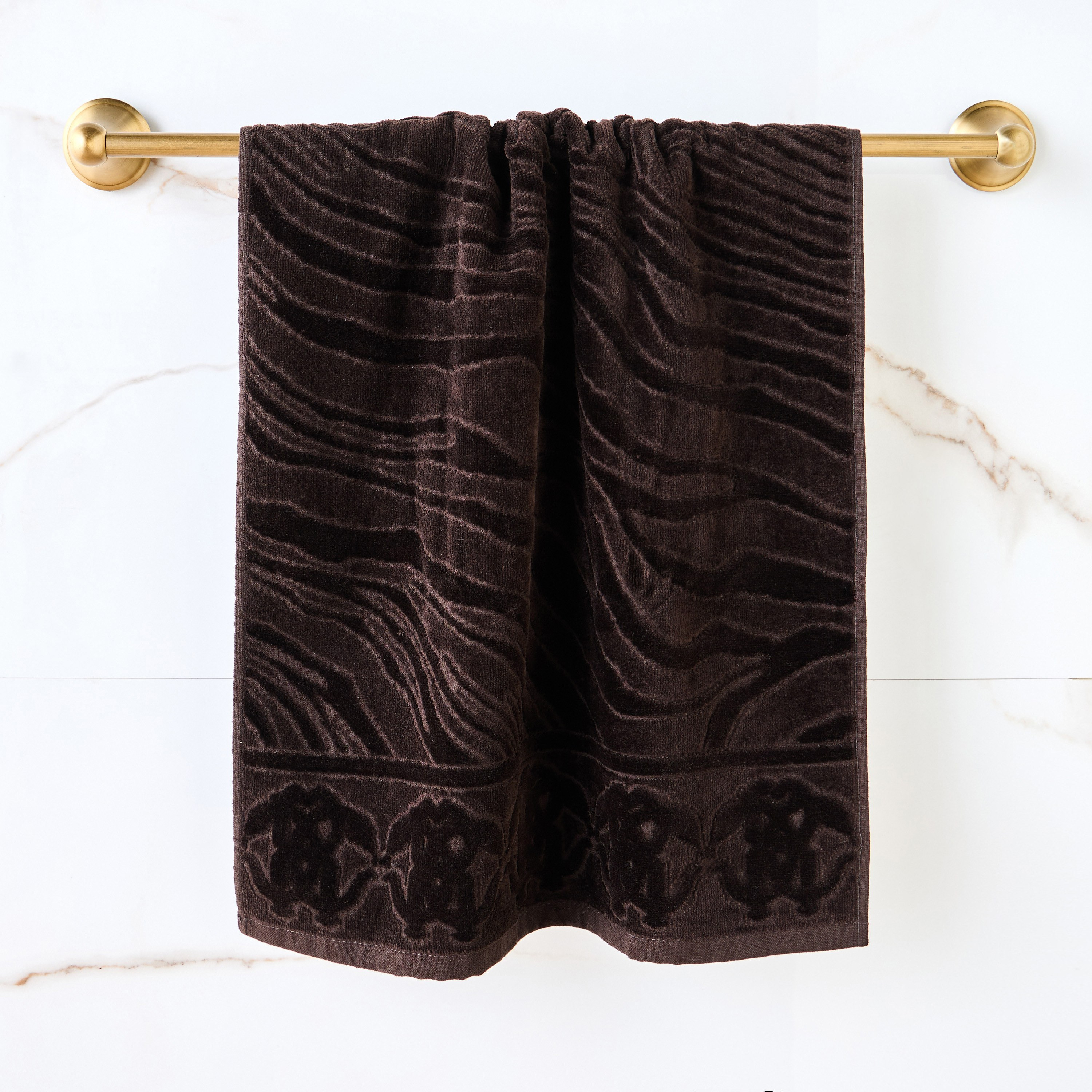 Roberto Cavalli Home 550 GSM Okapi Cotton Hand Towel - 50x90 cm-household-bathandlaundry-bathlinen-towels-image-1