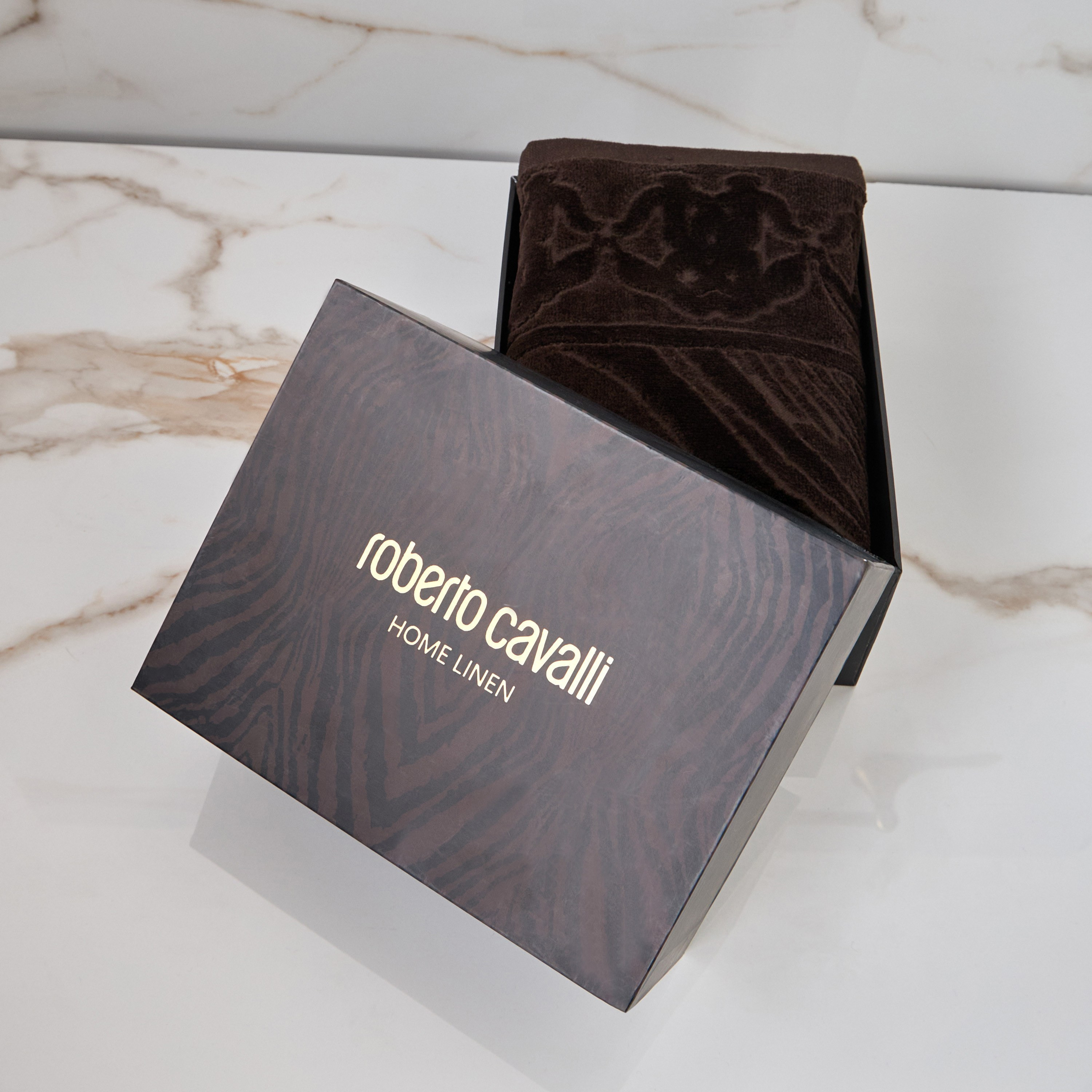 Roberto Cavalli Home 550 GSM Okapi Cotton Hand Towel - 50x90 cm-household-bathandlaundry-bathlinen-towels-image-5