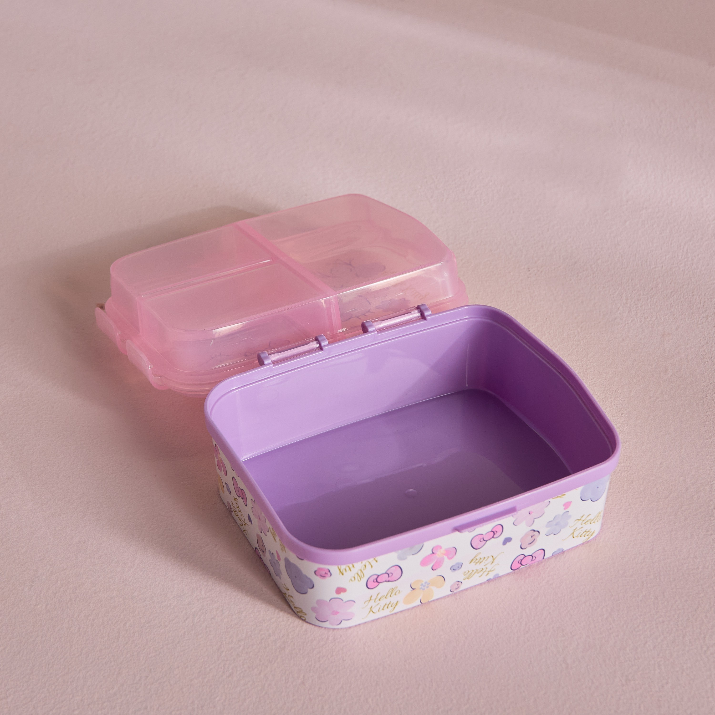 Hello Kitty Printed Multi-Compartment Lunch Box-babyandkids-eatanddrink-lunchboxesandbags-image-2
