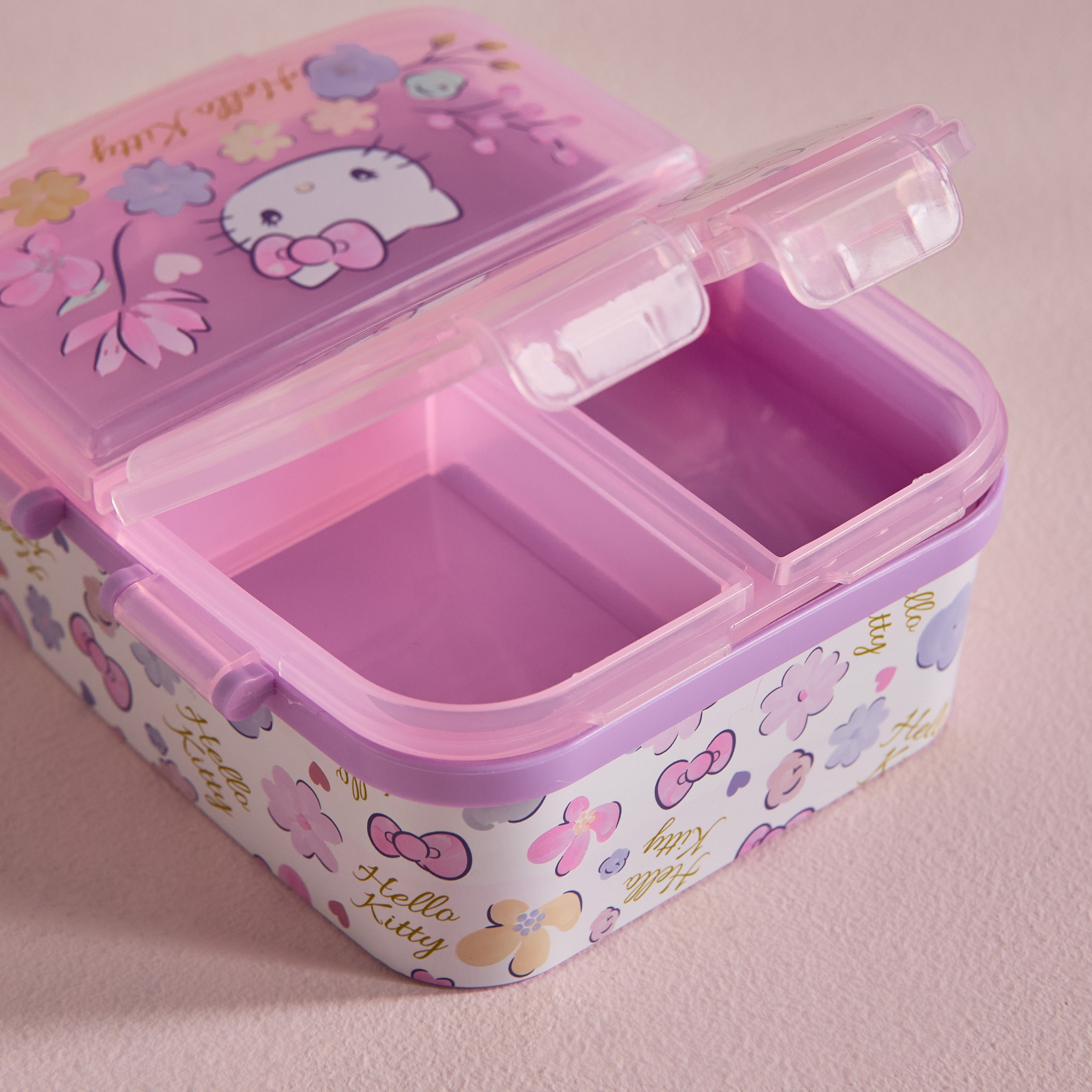 Hello Kitty Printed Multi-Compartment Lunch Box-babyandkids-eatanddrink-lunchboxesandbags-image-3