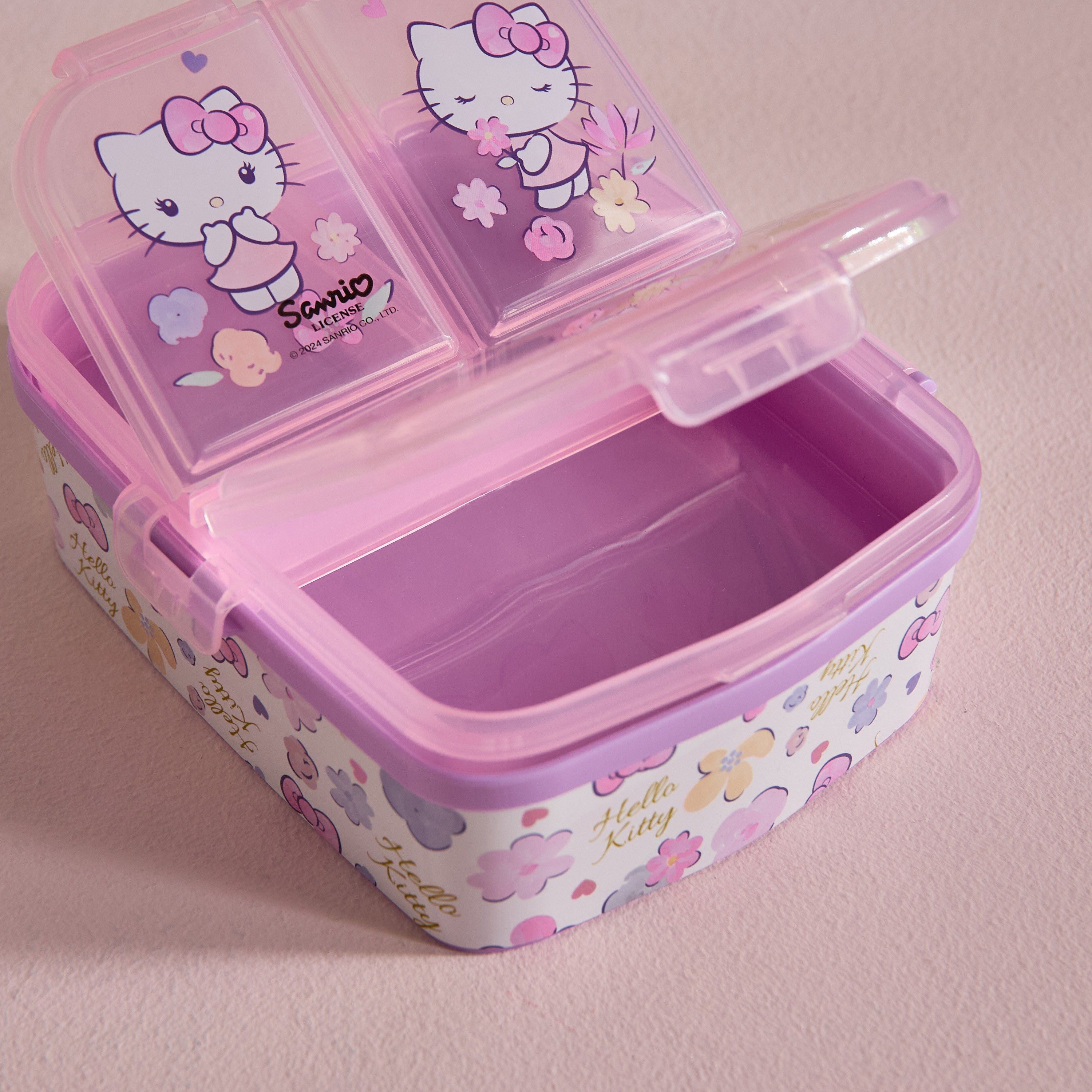 Hello Kitty Printed Multi-Compartment Lunch Box-babyandkids-eatanddrink-lunchboxesandbags-image-4