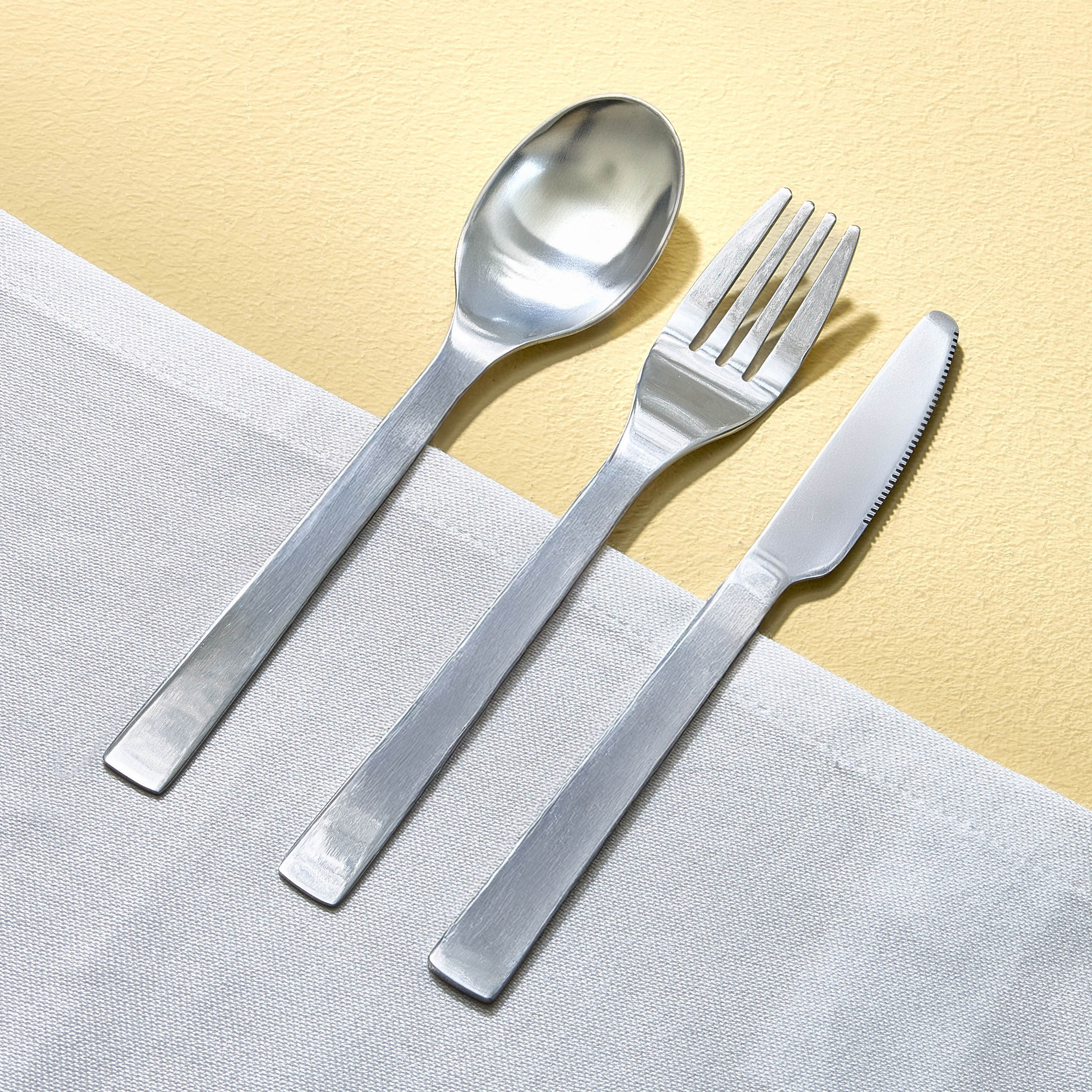 Navy 3-Piece Cutlery Set-babyandkids-eatanddrink-tableware-image-1