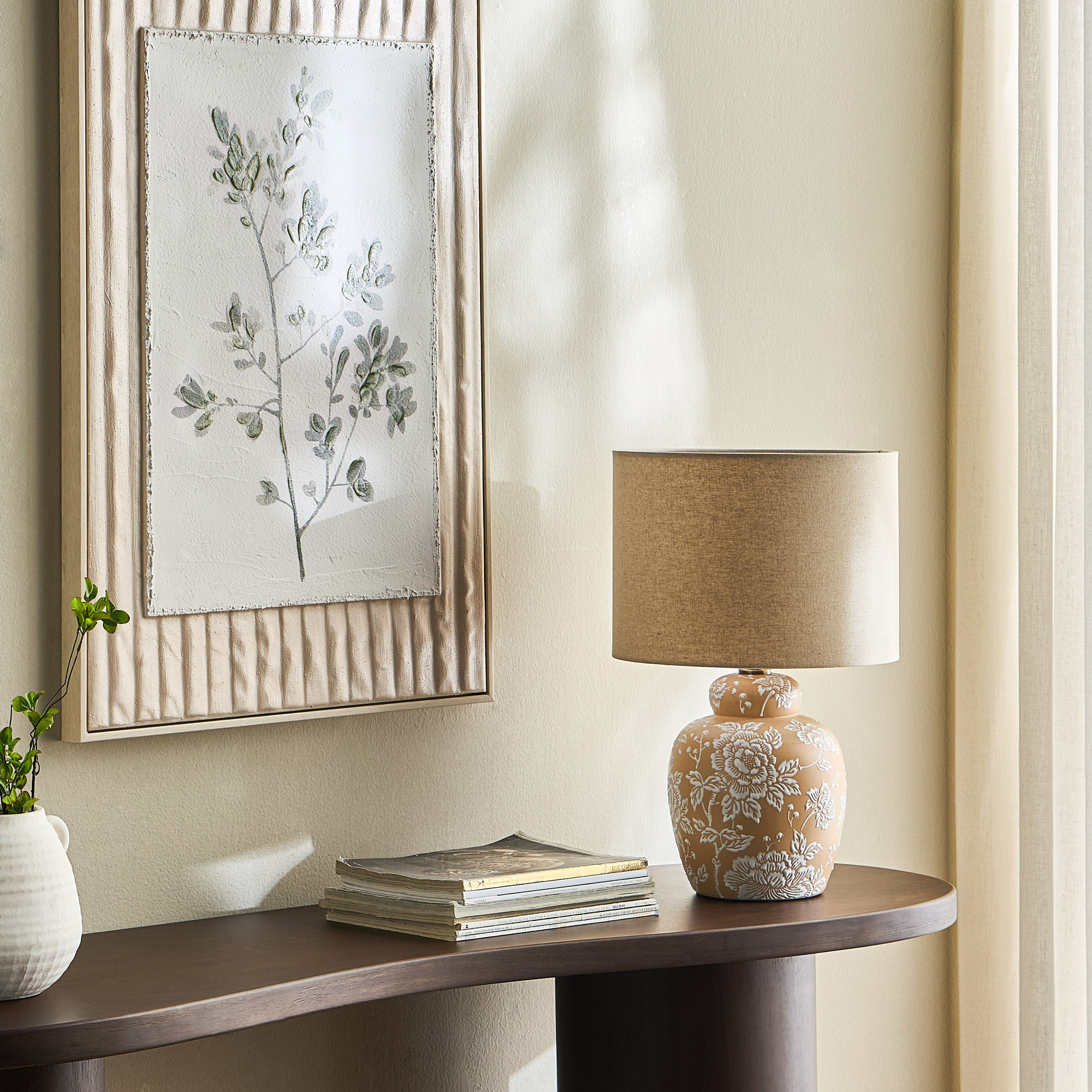 Cleo Porcelain Table Lamp - 50 cm-household-lighting-tableanddesklamps-image-4