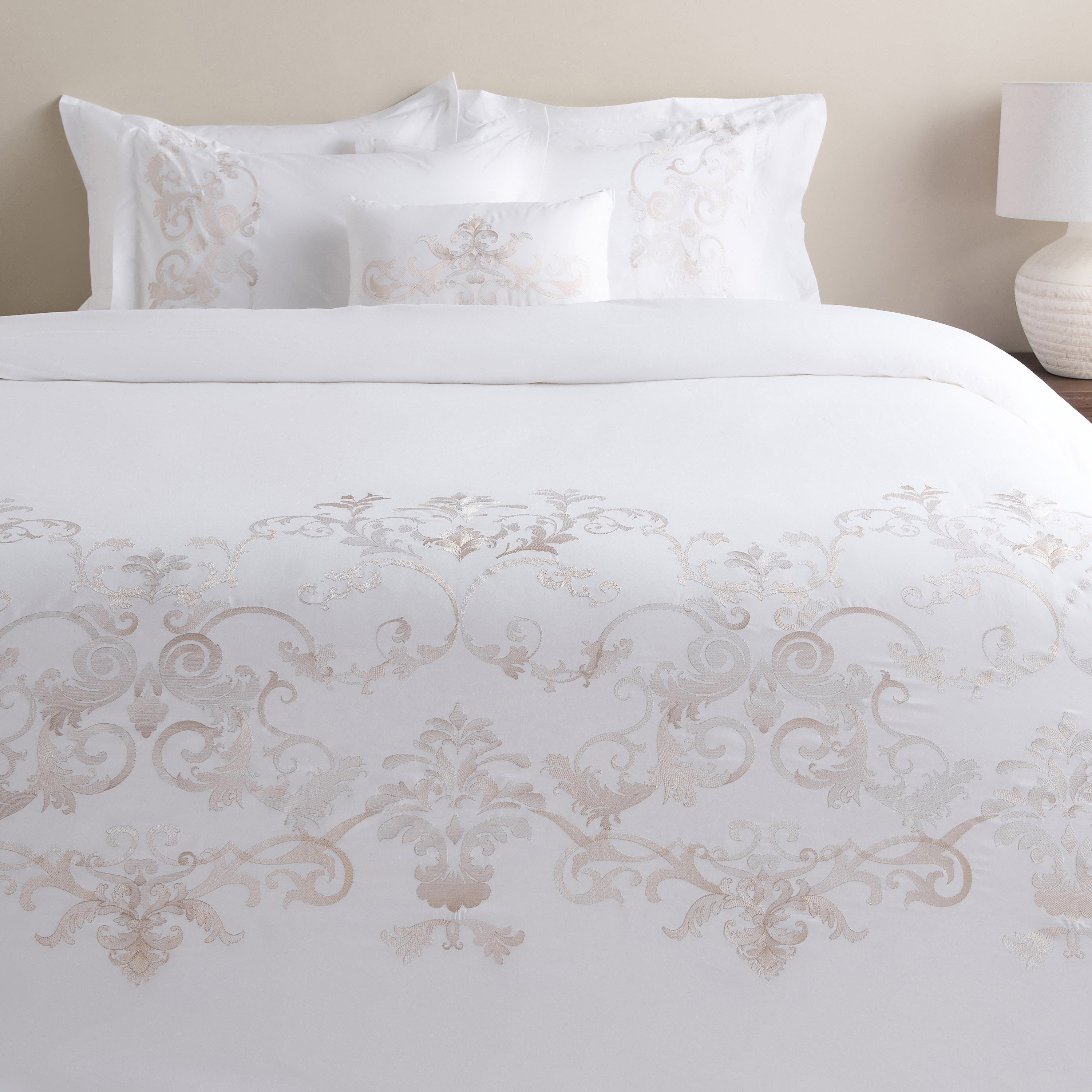 Victoria Cotton Embroidered 7-Piece Super King Comforter Set - 240x260 cm-household-bedding-comfortersandbedspreads-bedinabag-image-2