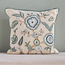 Panna Flower Embroidered Filled Cushion - 50x50 cm-household-cushionsandthrows-filledcushions-decorativecushions-image-1