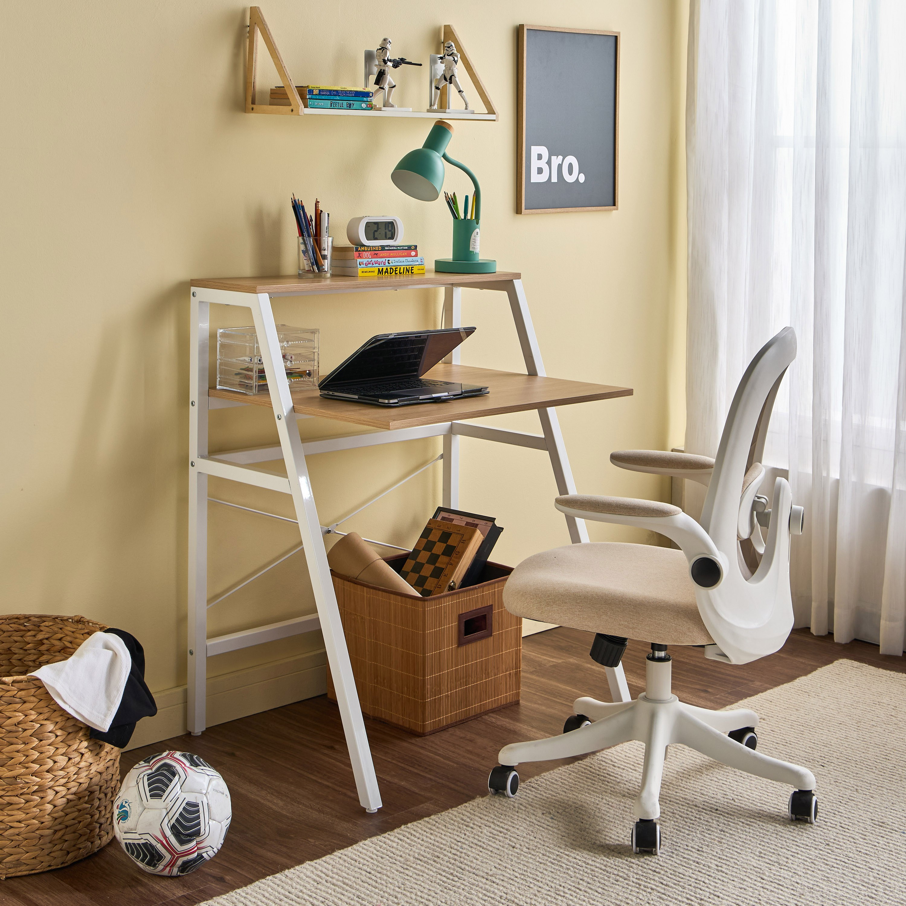 Logan Study Desk-babyandkids-roomfurniture-studydesks-image-5