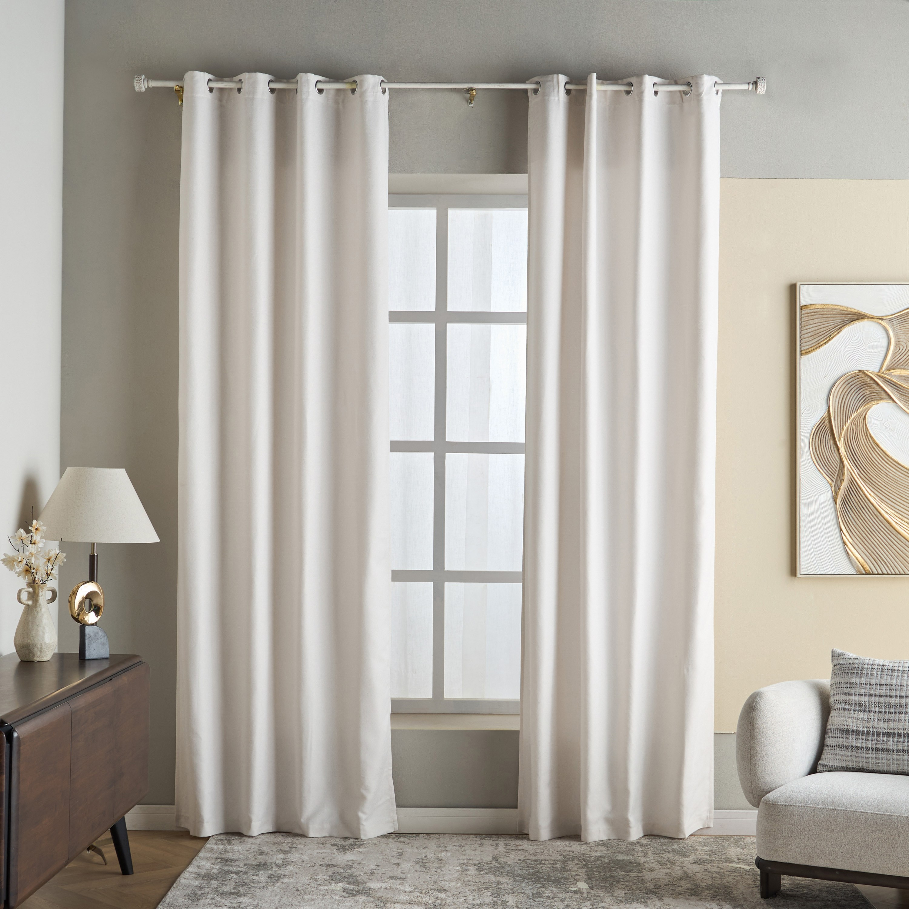 Marlowe 2-Piece Curtain Set - 135x300 cm-household-windows-curtains-image-1