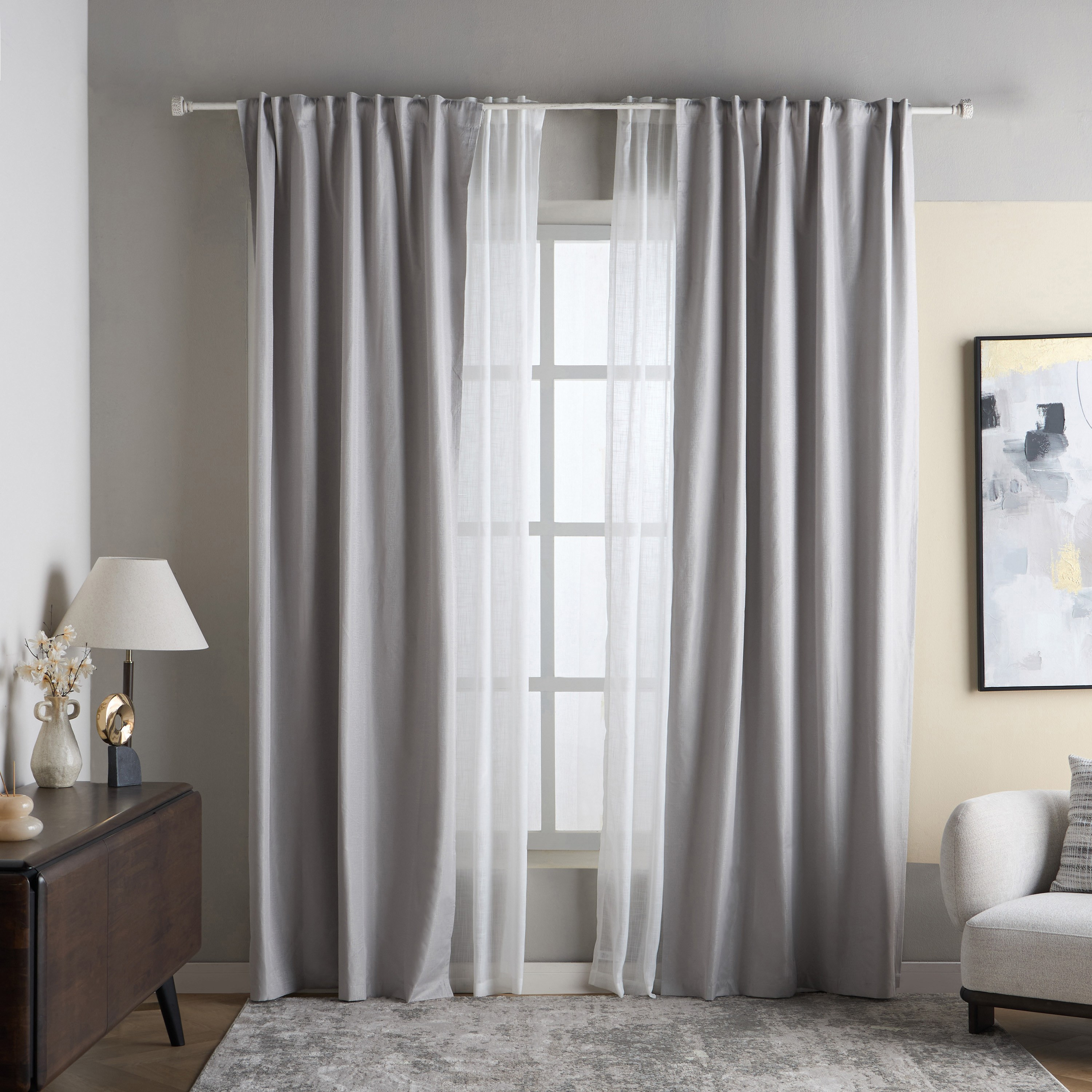 Kendall 4-Piece Blackout Curtain Set - 135x300 cm-household-windows-curtains-image-1