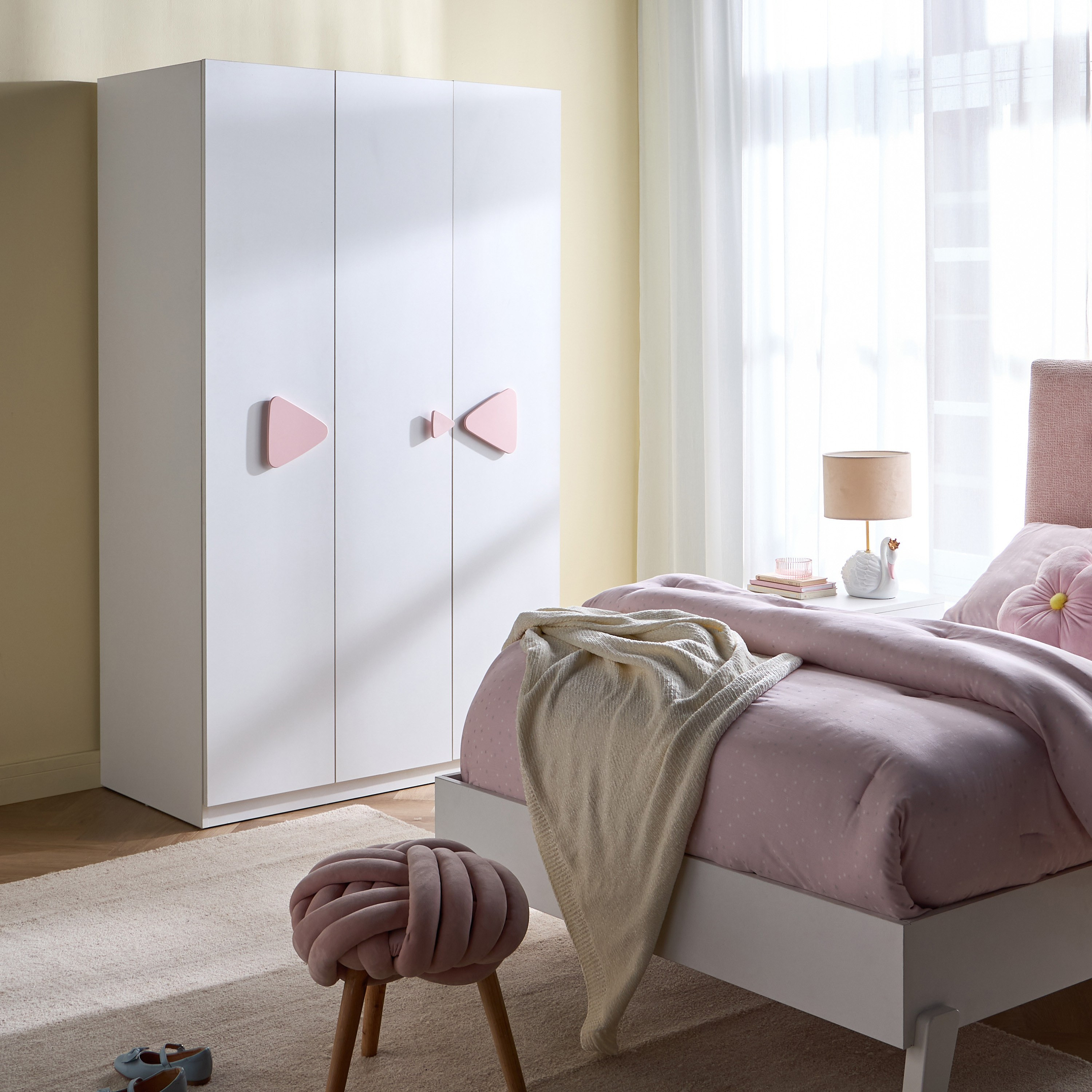 خزانة ملابس 3 أبواب - نور-babyandkids-roomfurniture-wardrobes-image-8