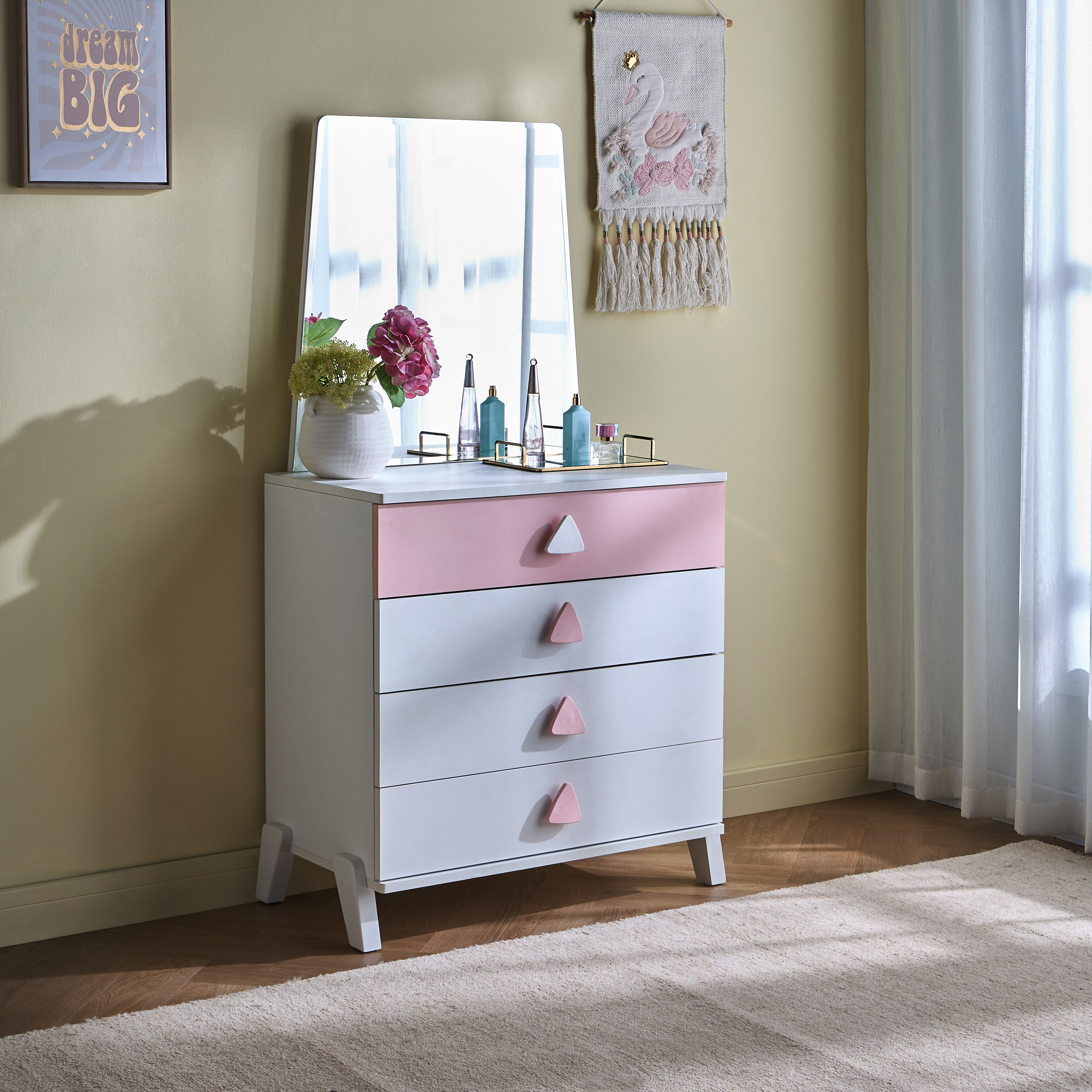 Noor Chest of 4-Drawers-babyandkids-roomfurniture-chestofdrawers-image-1