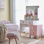 طاولة تزيين مع مرآة - نور-babyandkids-roomfurniture-dressersandmirrors-image-2
