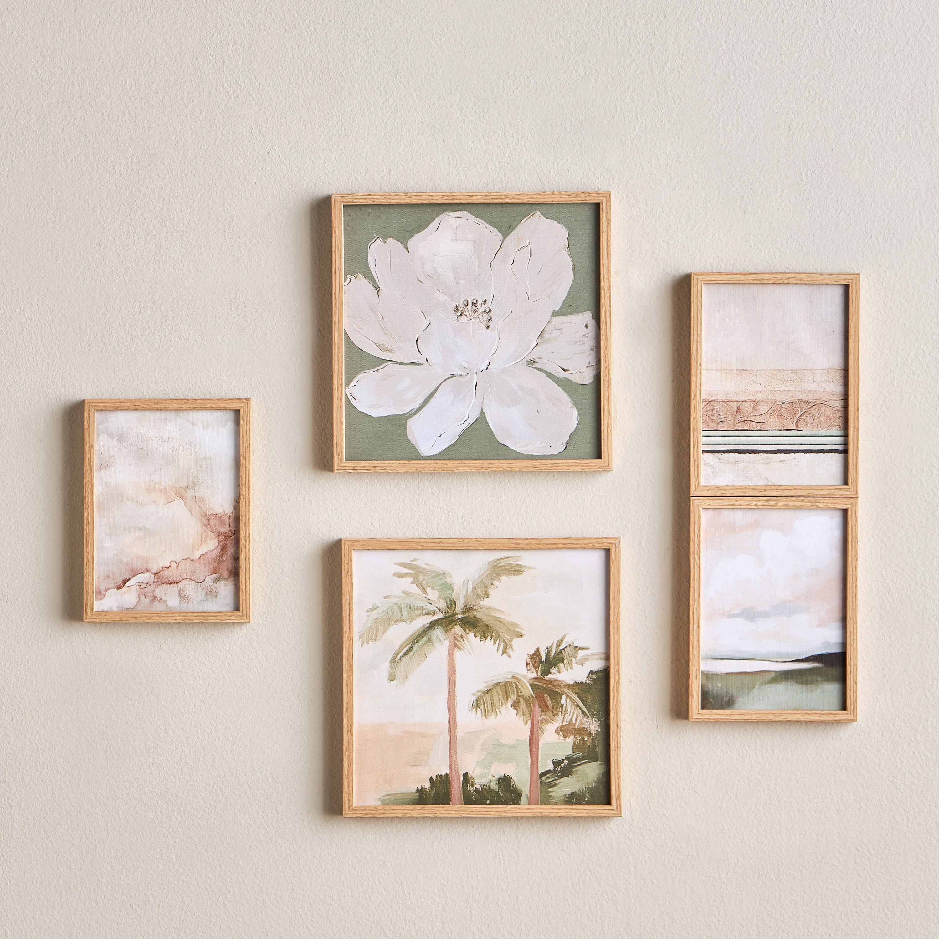 Shirin 5-Piece Framed Canvas Wall Art Set-household-walldecorandmirrors-wallart-image-1