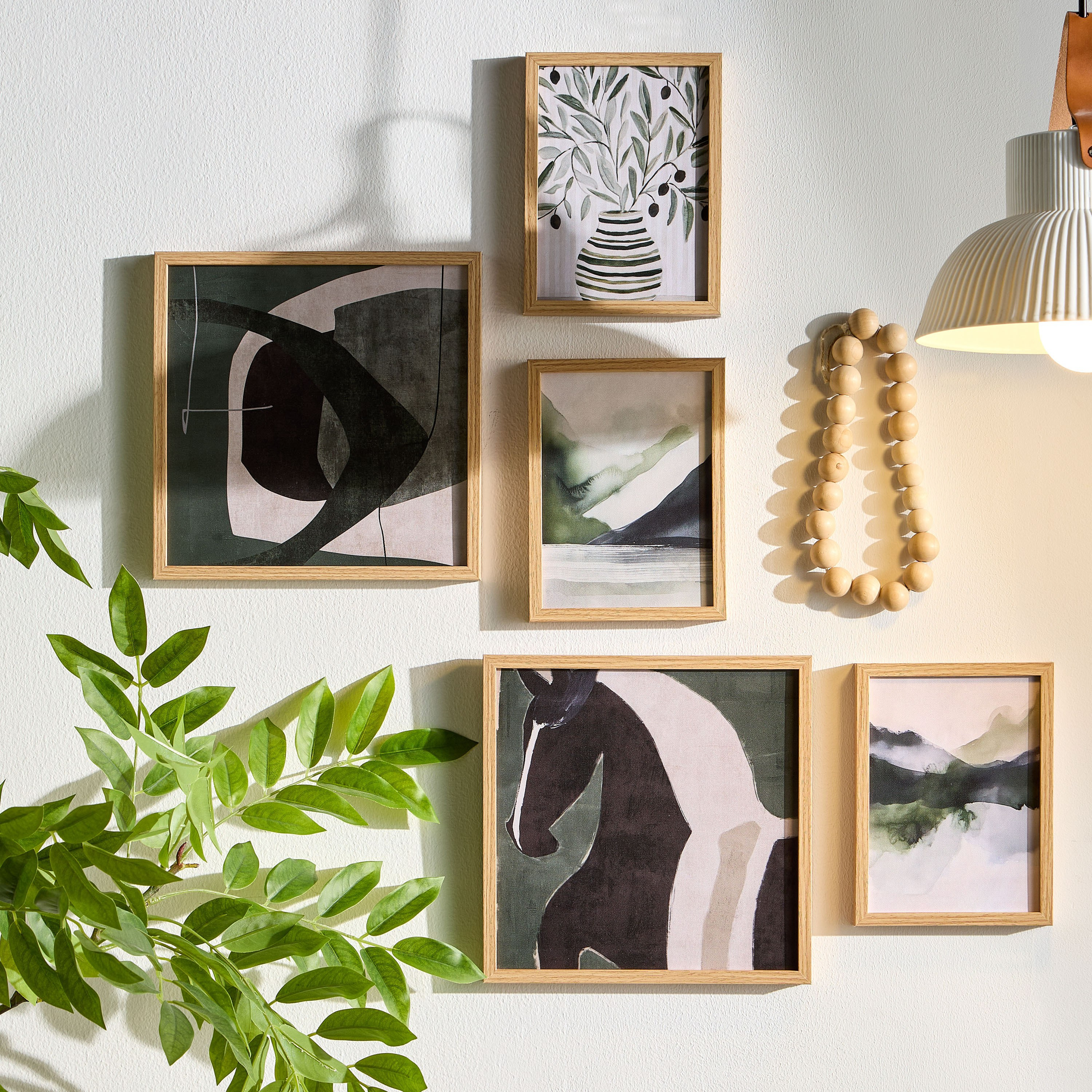 طقم لوحات كانفاس مؤطرة 5 قطع - داريا-household-walldecorandmirrors-wallart-image-3