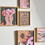 طقم زينة حائط مؤطرة من 5 قطع - نرجس-household-walldecorandmirrors-wallart-image-2