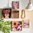 طقم زينة حائط مؤطرة من 5 قطع - نرجس-household-walldecorandmirrors-wallart-image-1