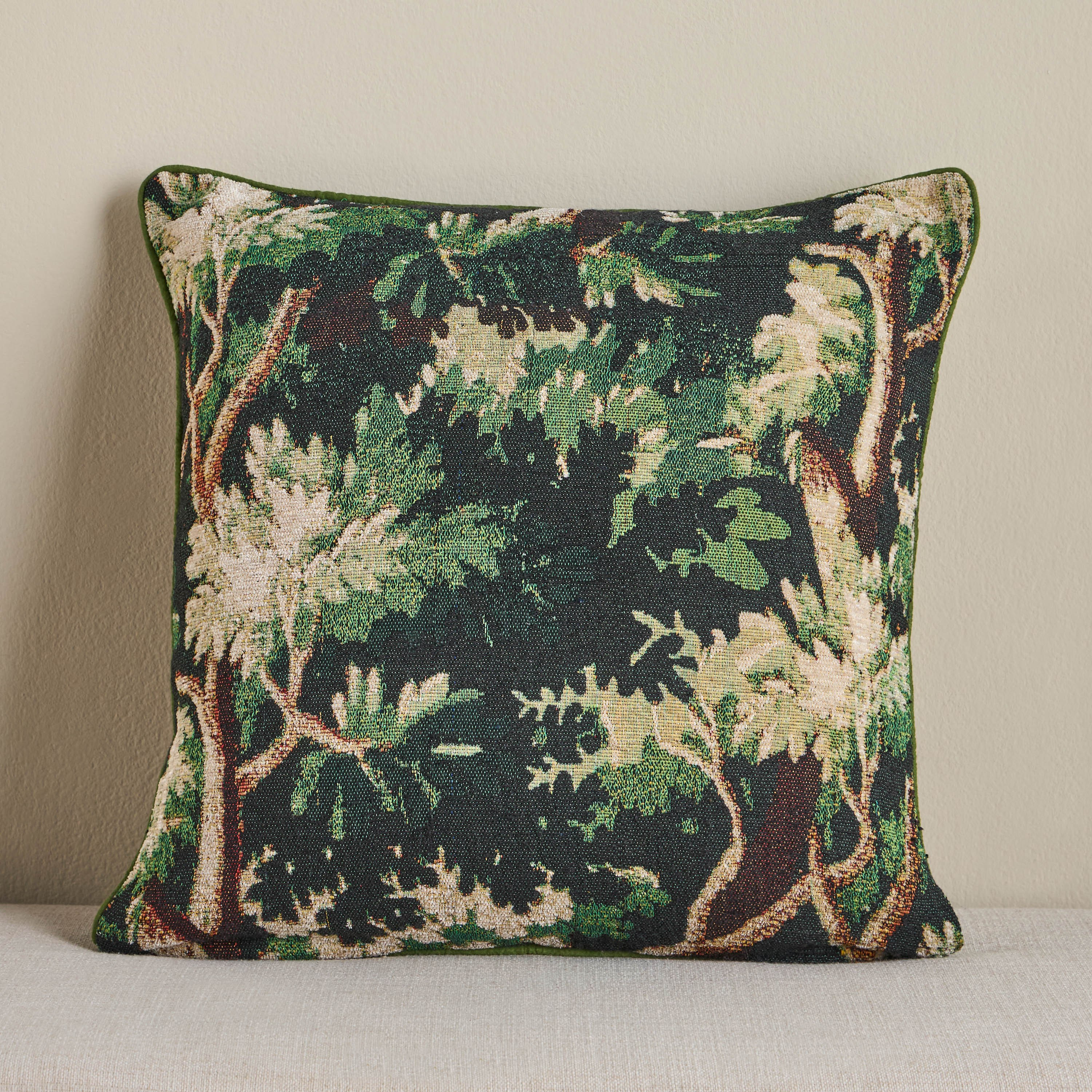 Carros Jacquard Filled Cushion - 50x50 cm-household-cushionsandthrows-filledcushions-decorativecushions-image-1