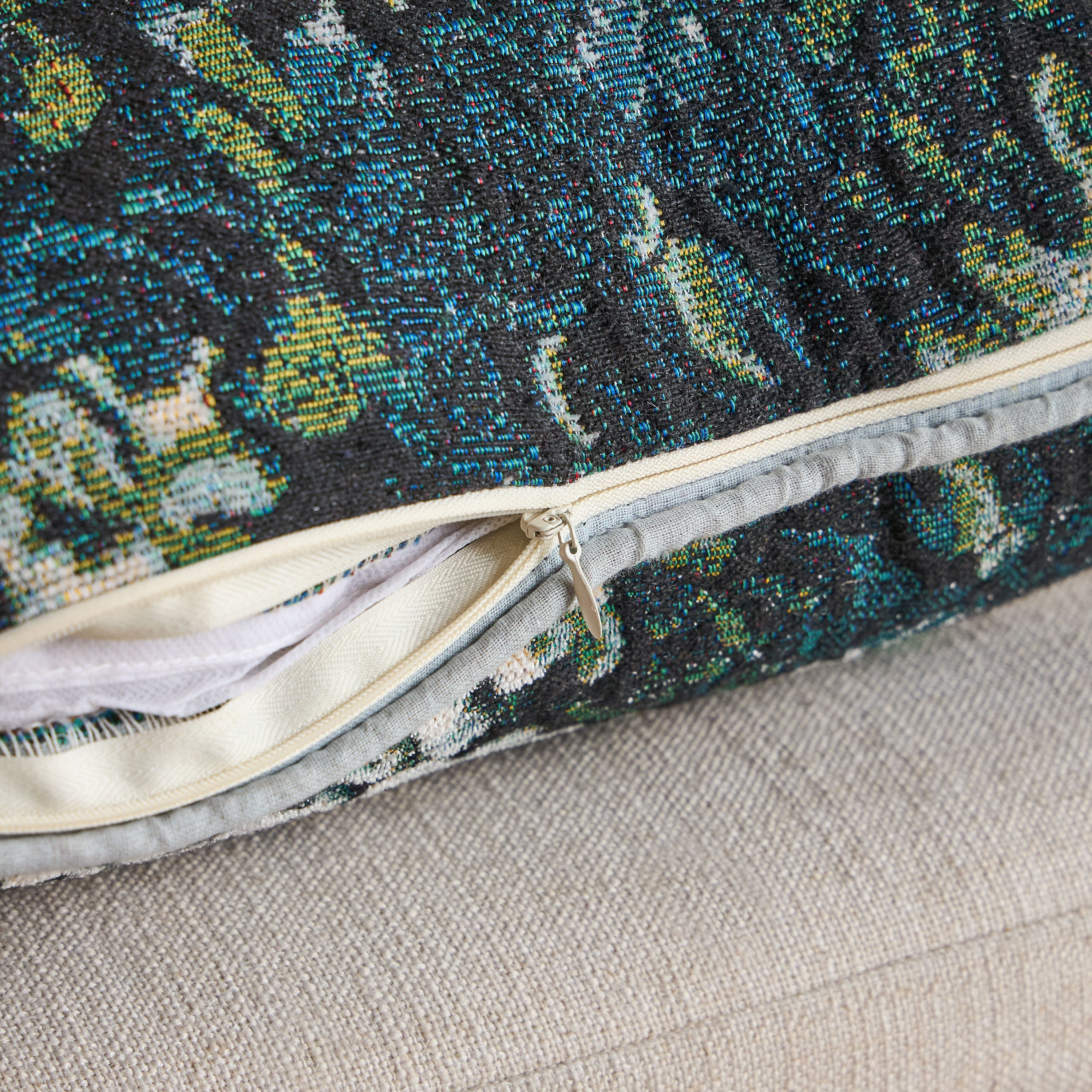Antonia Jacquard Filled Cushion - 50x50 cm-household-cushionsandthrows-filledcushions-decorativecushions-image-3