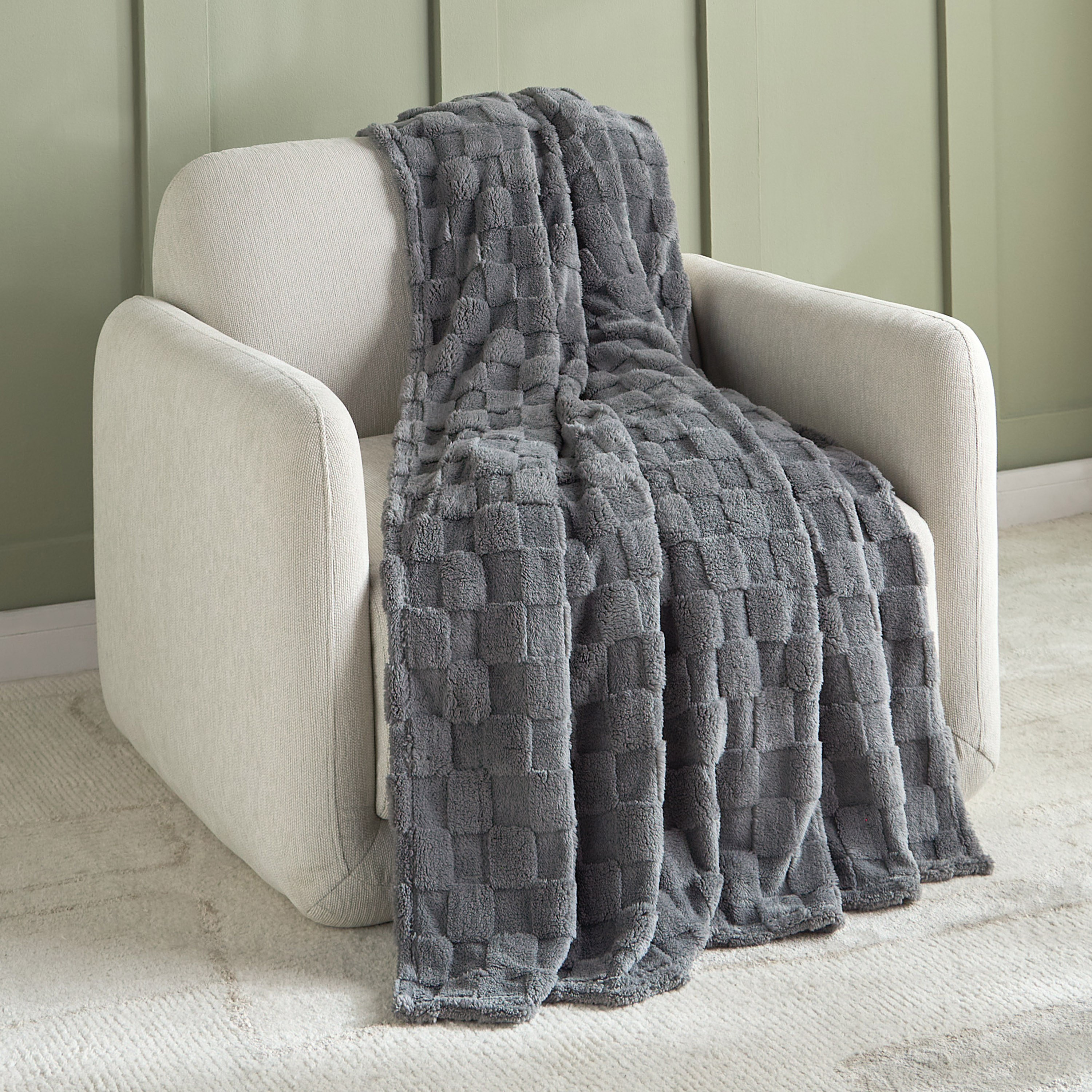 بطانية صوف - لويزا - 150x200 سم-household-bedding-blankets-image-1