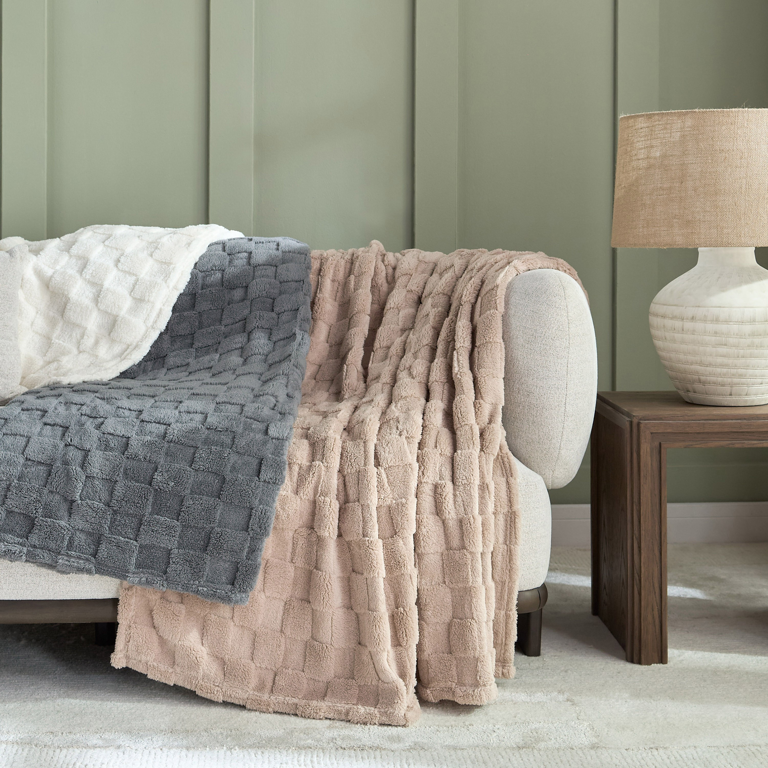 بطانية صوف - لويزا - 150x200 سم-household-bedding-blankets-image-3