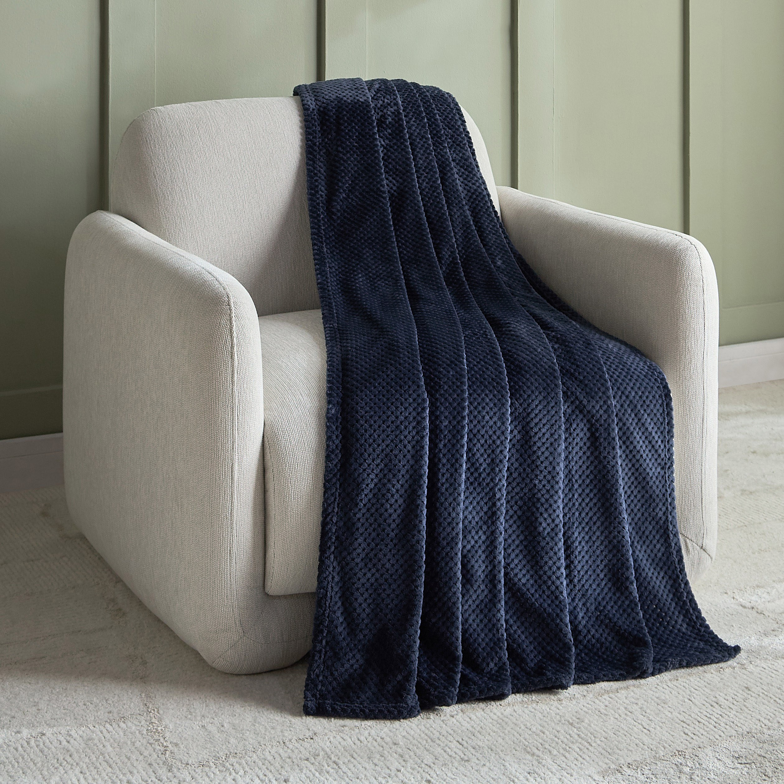 Baylor Jacquard Fleece Queen Blanket - 200x220 cm-household-bedding-blankets-image-1