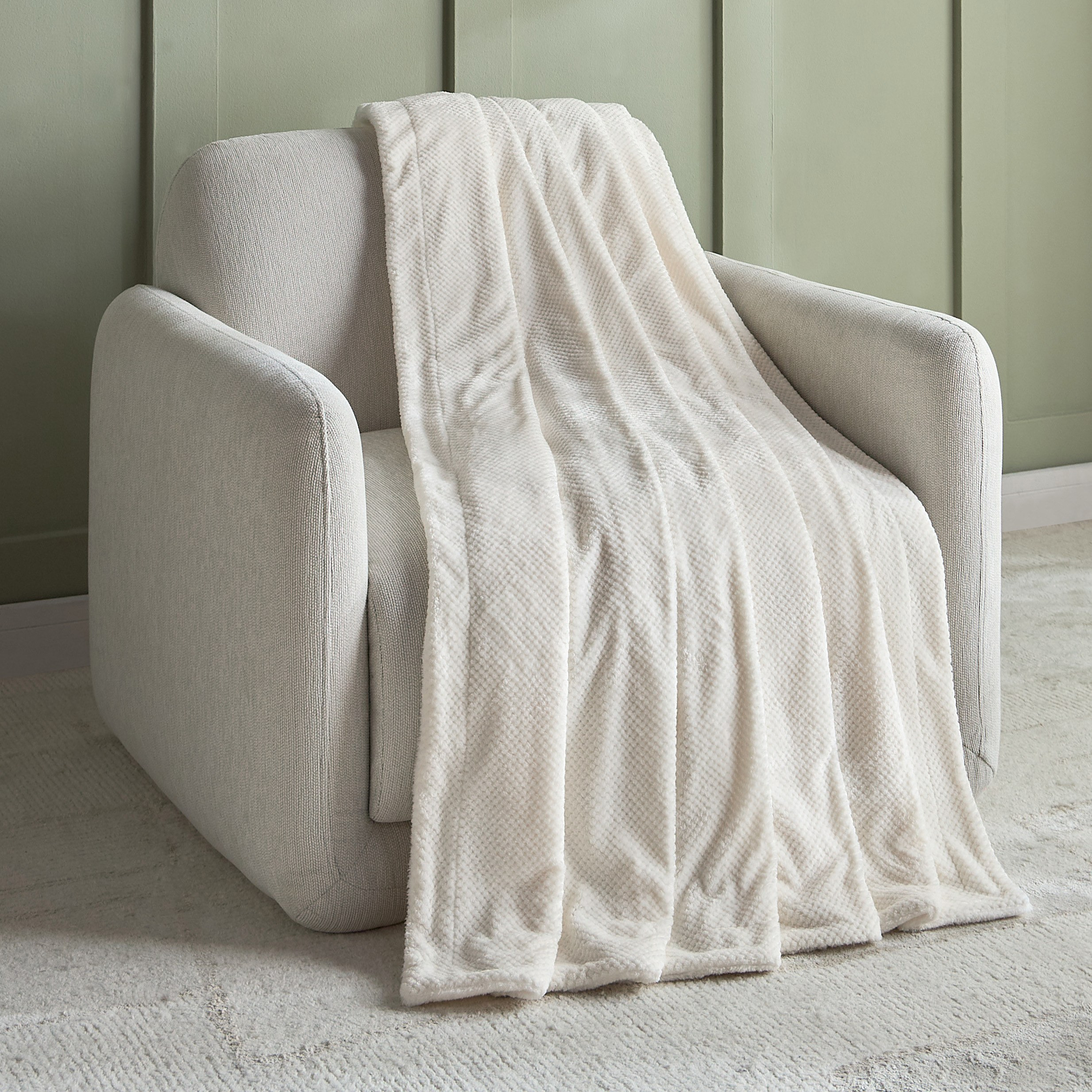 Waverly Luxury Sherpa Single Blanket - 150x200 cm-household-cushionsandthrows-throwsandblankets-throws-image-1