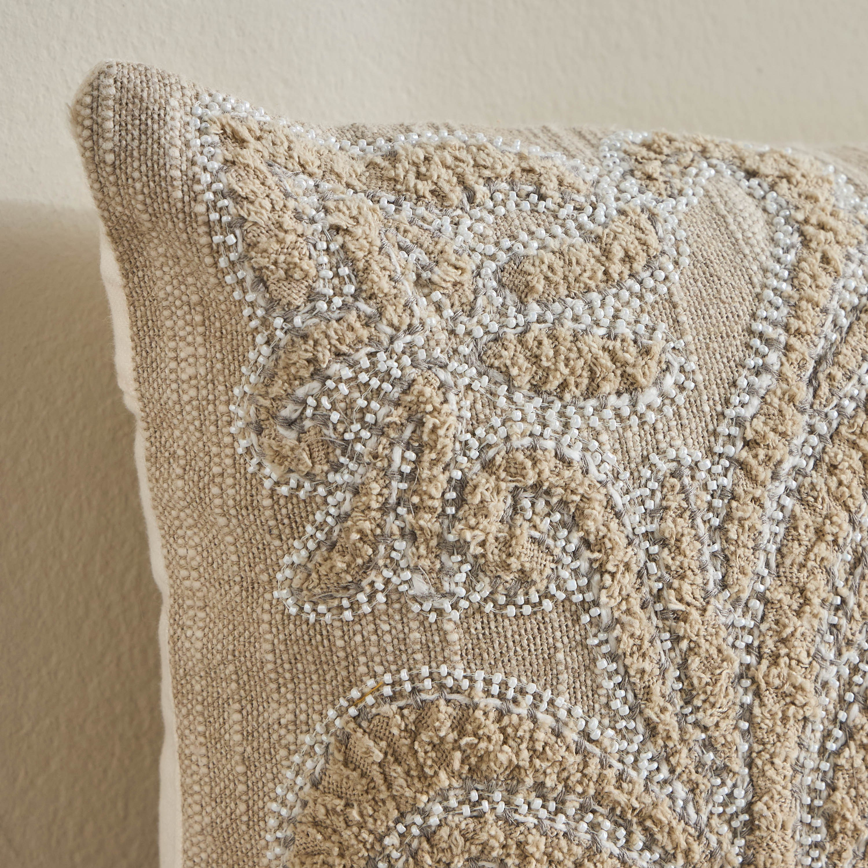 Paisley Chindi Embroidered Cushion Cover - 30x50 cm-household-cushionsandthrows-cushioncovers-image-2