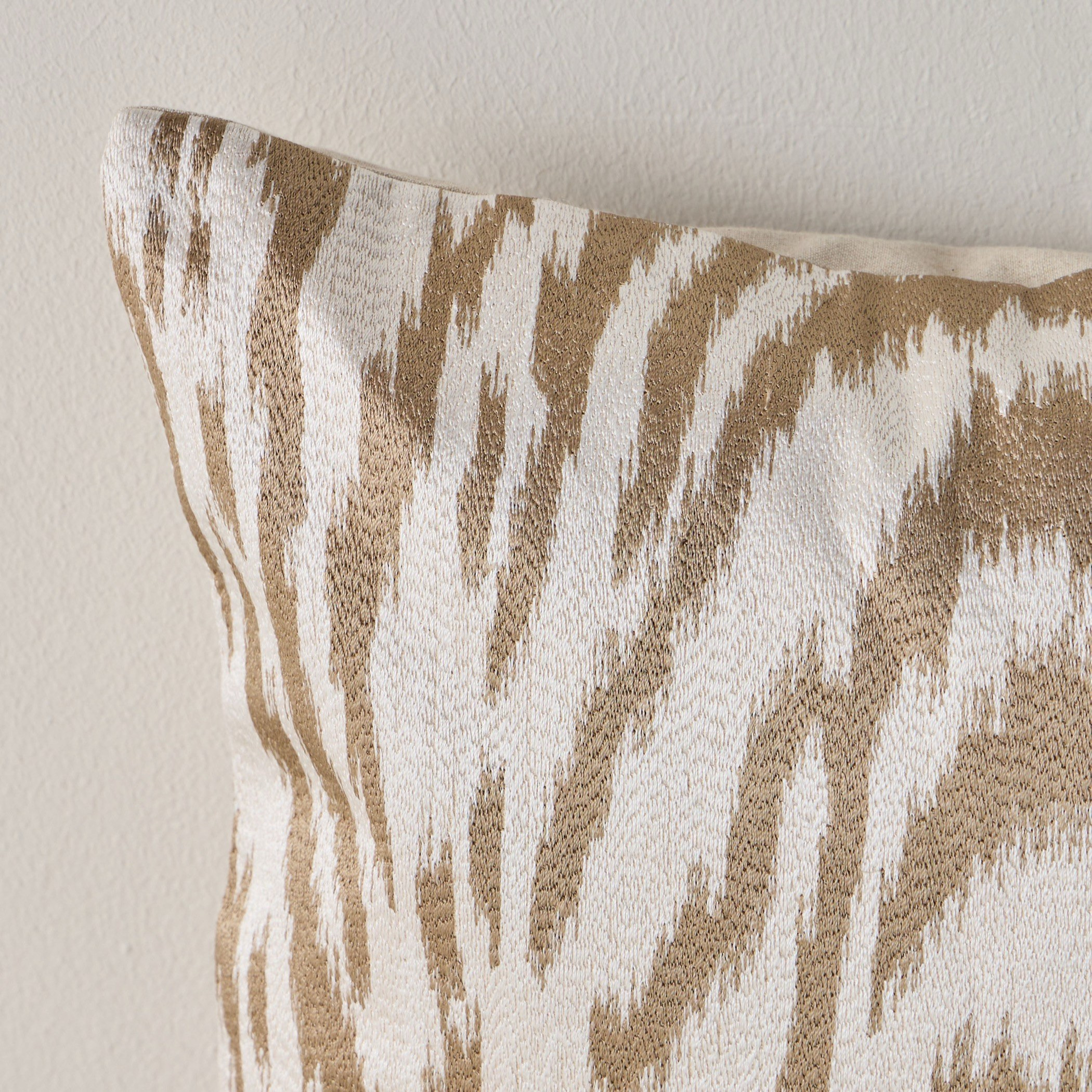 Unami Abstract Embroidered Filled Cushion - 50x50 cm-household-cushionsandthrows-filledcushions-decorativecushions-image-2