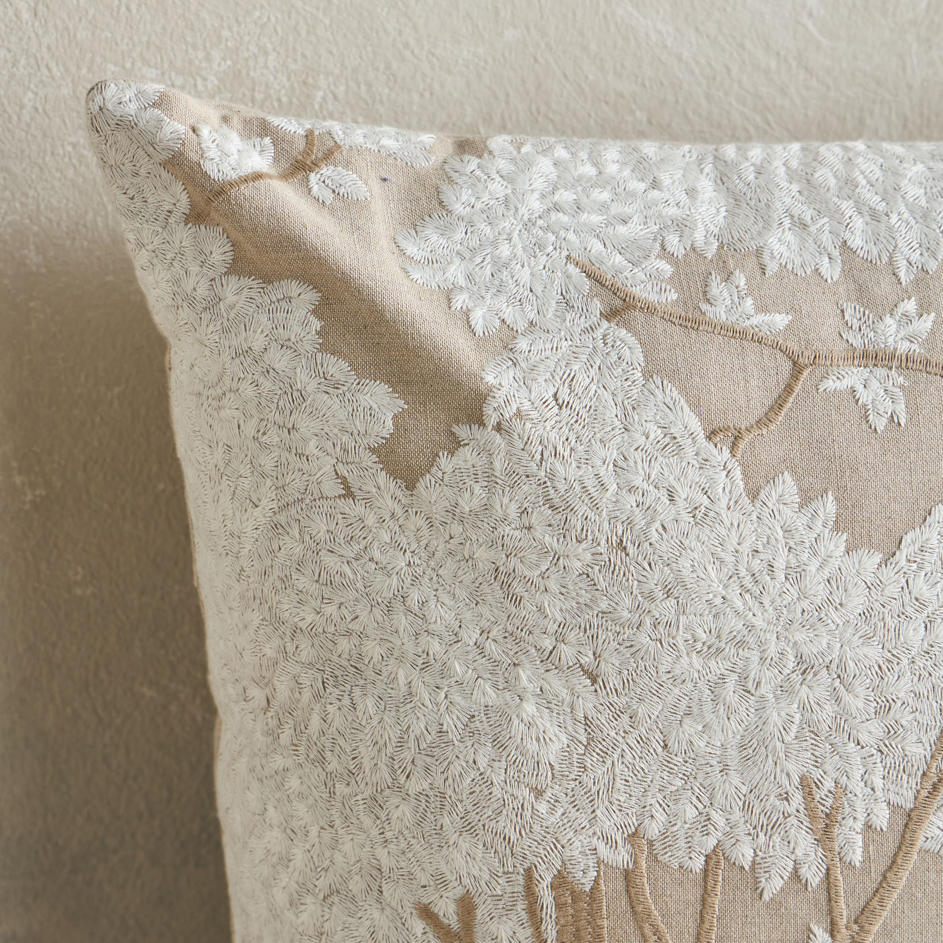 Meadow Landscape Embroidered Filled Cushion - 50x50 cm-household-cushionsandthrows-filledcushions-decorativecushions-image-2