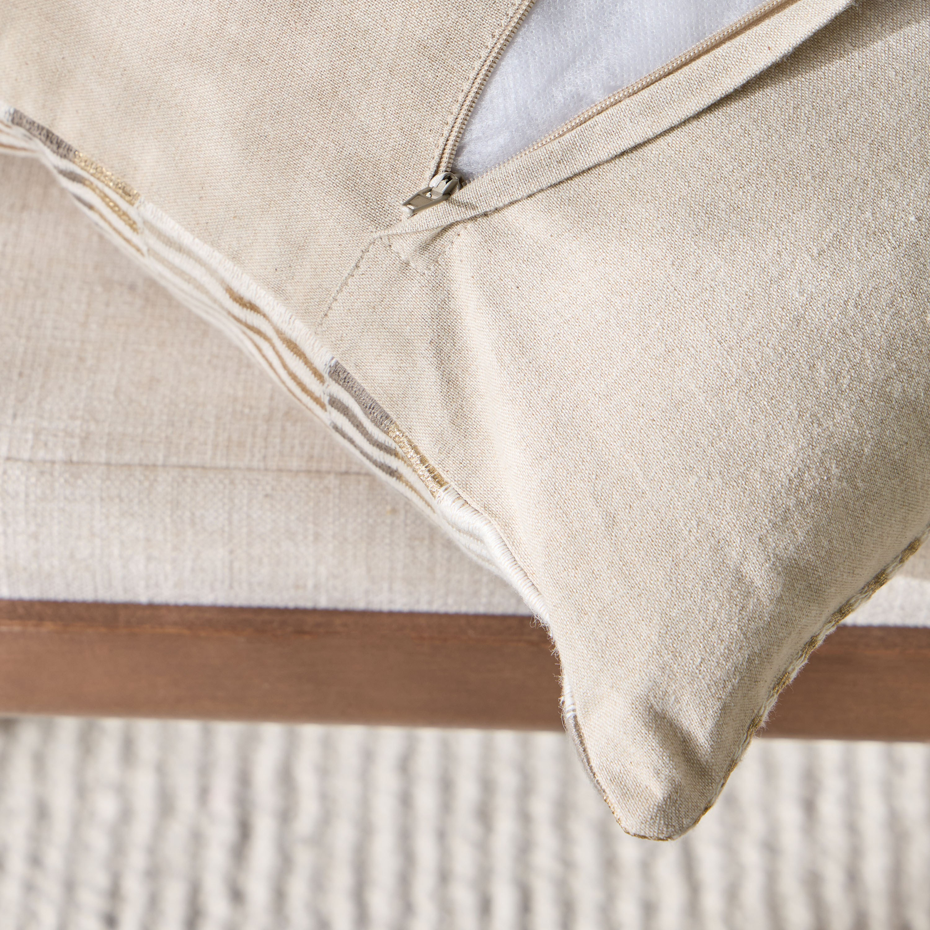 Hanok Steps Embroidered Cushion Cover - 50x50 cm-household-cushionsandthrows-cushioncovers-image-3