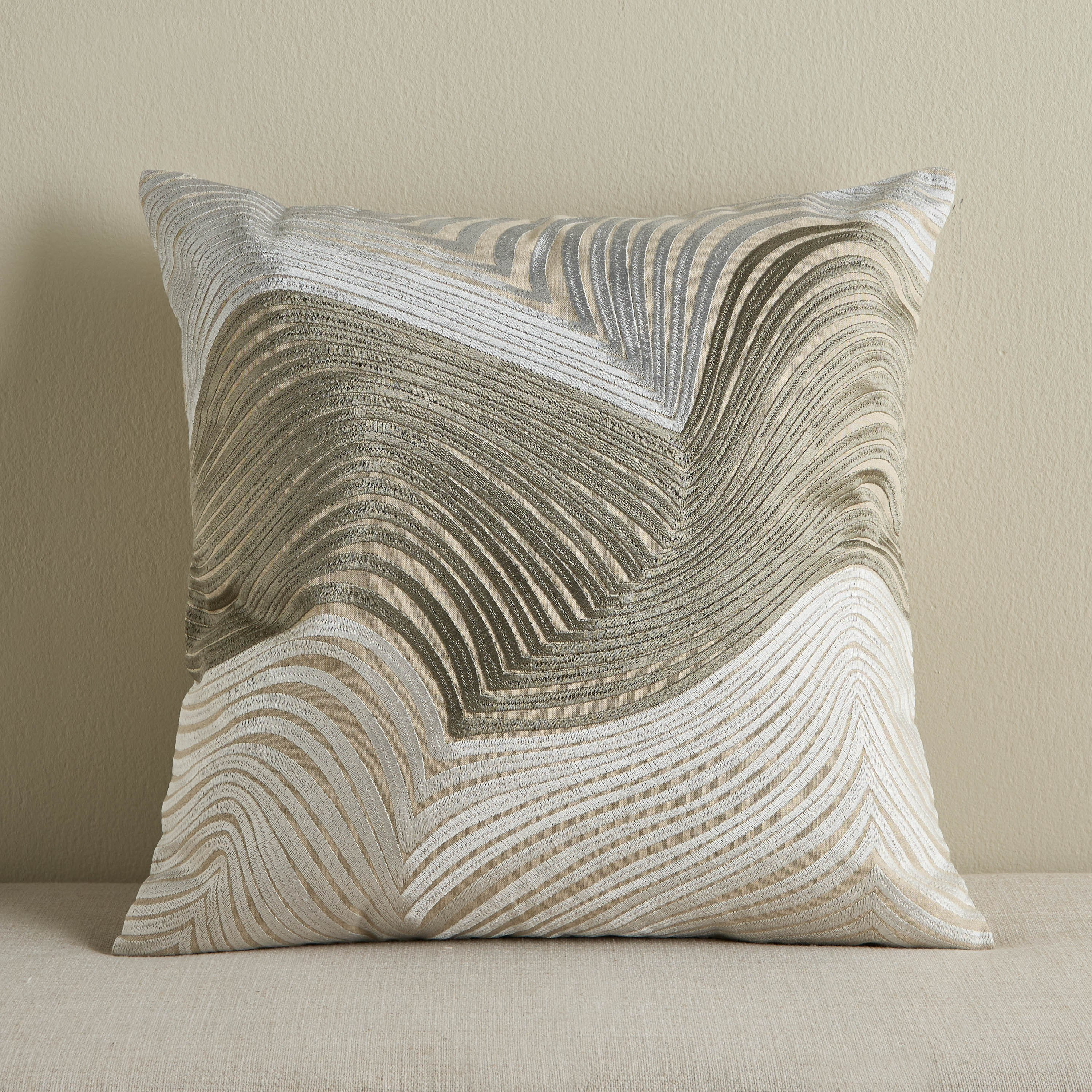 Winter Posad Embroidered Cushion Cover - 50x50 cm-household-cushionsandthrows-cushioncovers-image-1