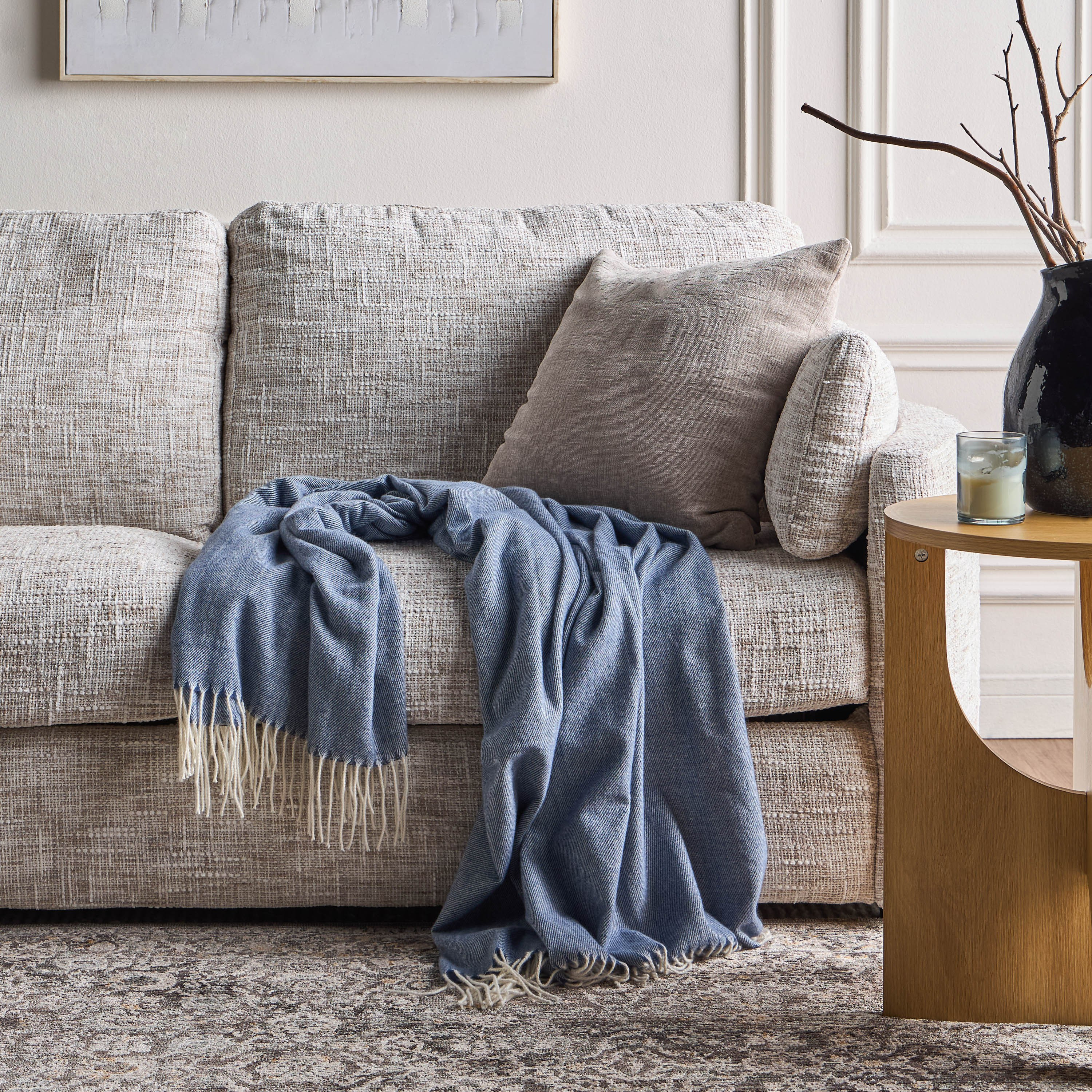 Sorrento Herringbone Throw - 130x170 cm-household-cushionsandthrows-throwsandblankets-throws-image-3
