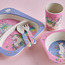 Elvina Unicorn 5-Piece Bamboo Tableware Set-kids-eatanddrink-tableware-image-2