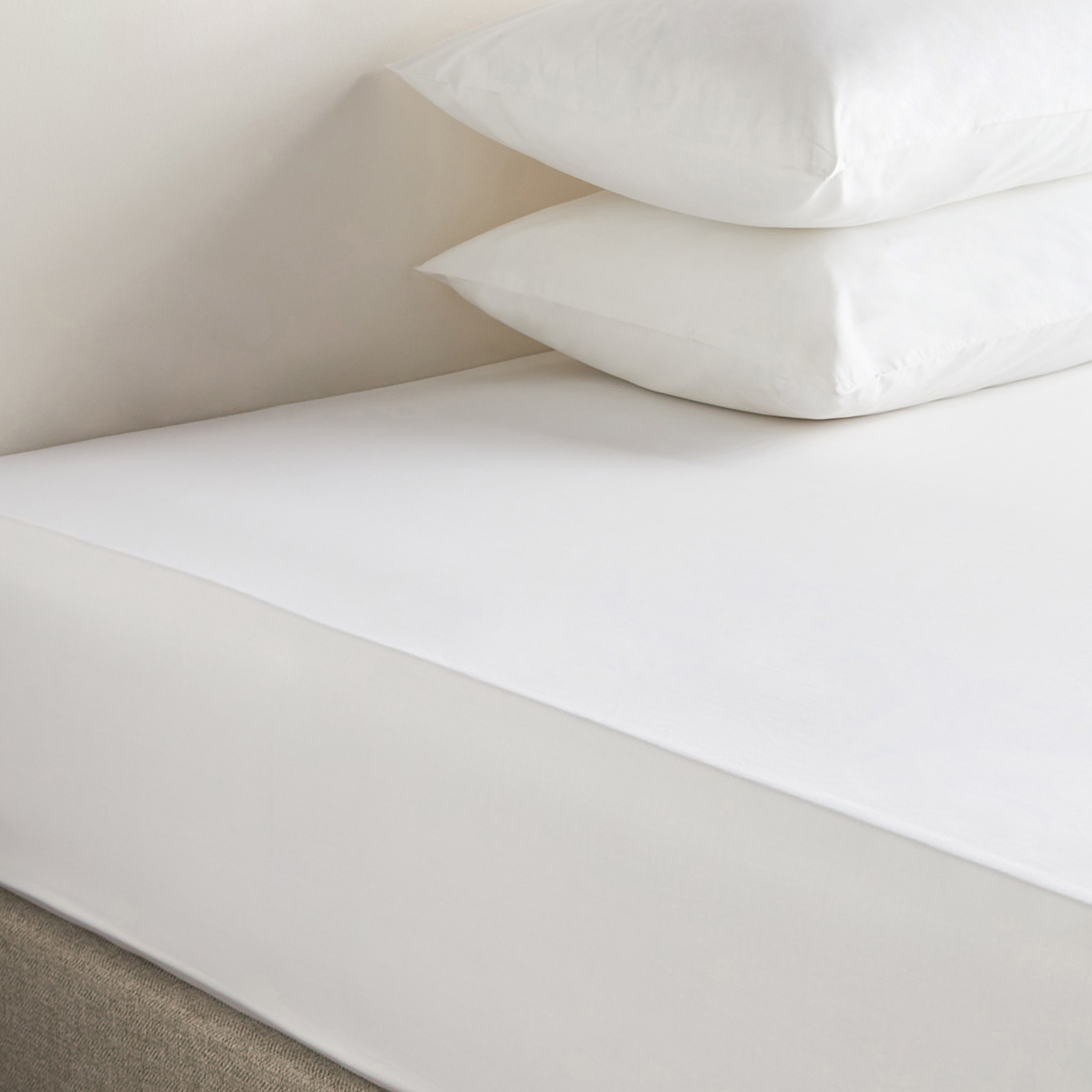 37.5 Degree Cotton Sateen 400 Thread Count Full Fitted Sheet - 120x200 cm-household-bedding-sheetsandpillowcases-fittedsheets-image-3