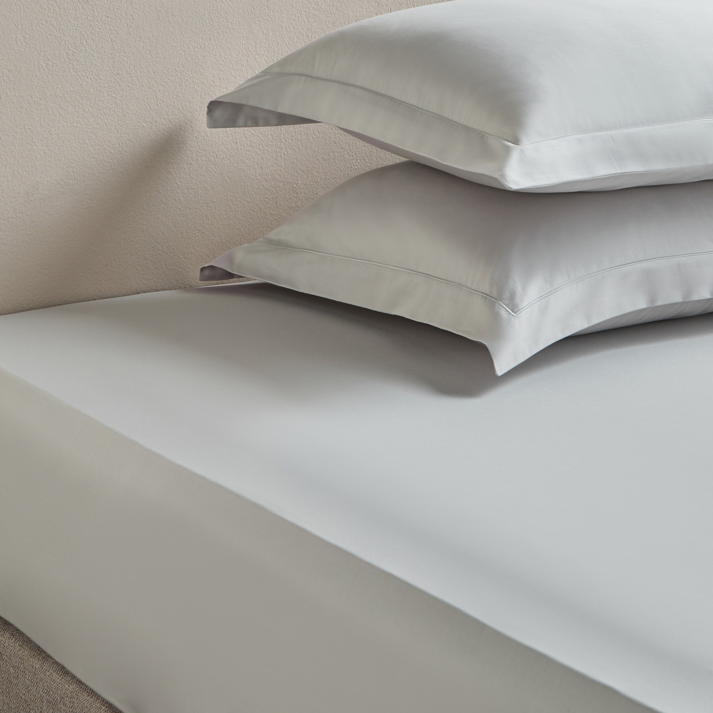 37.5 Degree Cotton Sateen 400 Thread Count King Fitted Sheet - 180x205 cm-household-bedding-sheetsandpillowcases-fittedsheets-image-3