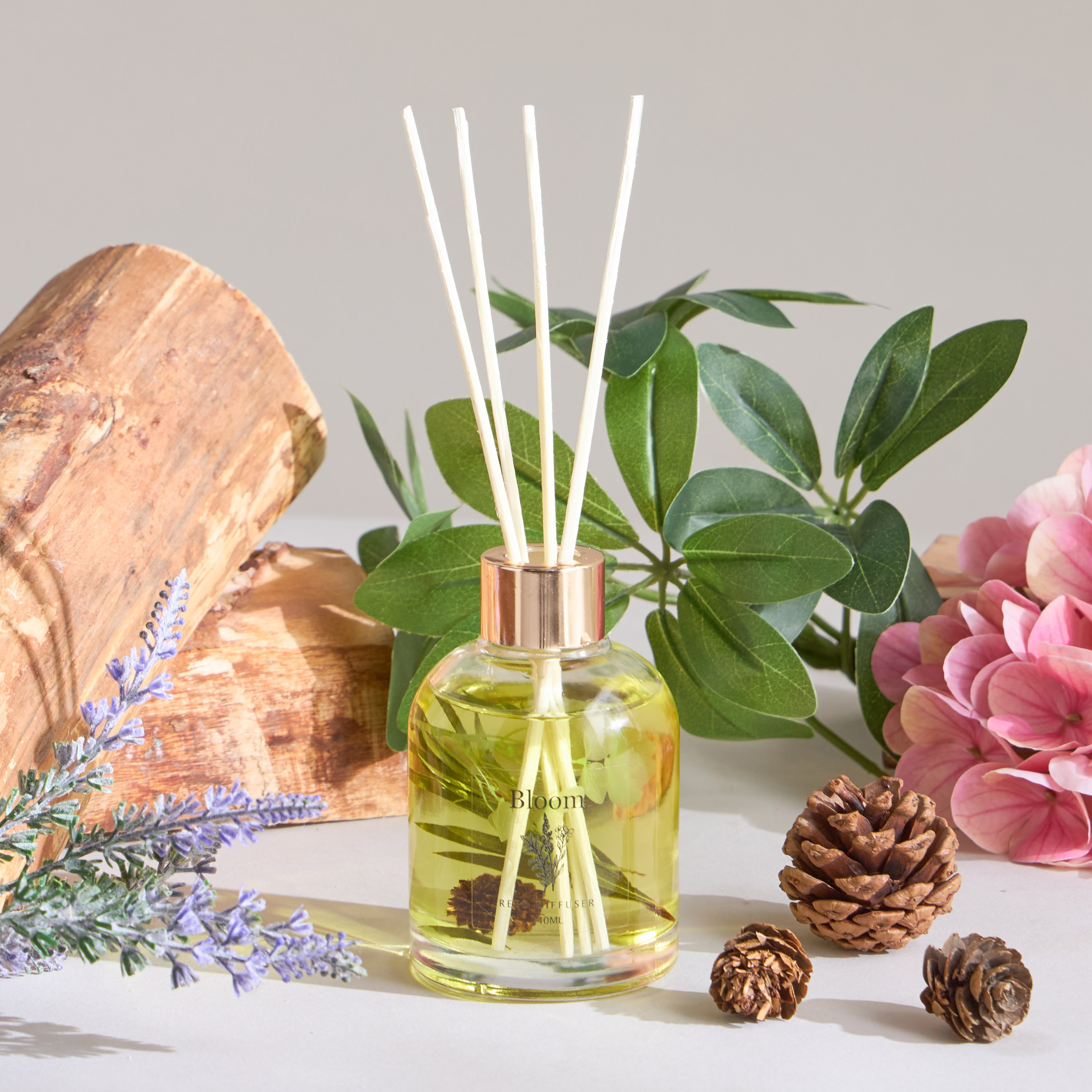Bloom ID Floral Lavender Reed Diffuser - 140 ml-household-homefragrance-reeddiffusers-image-1