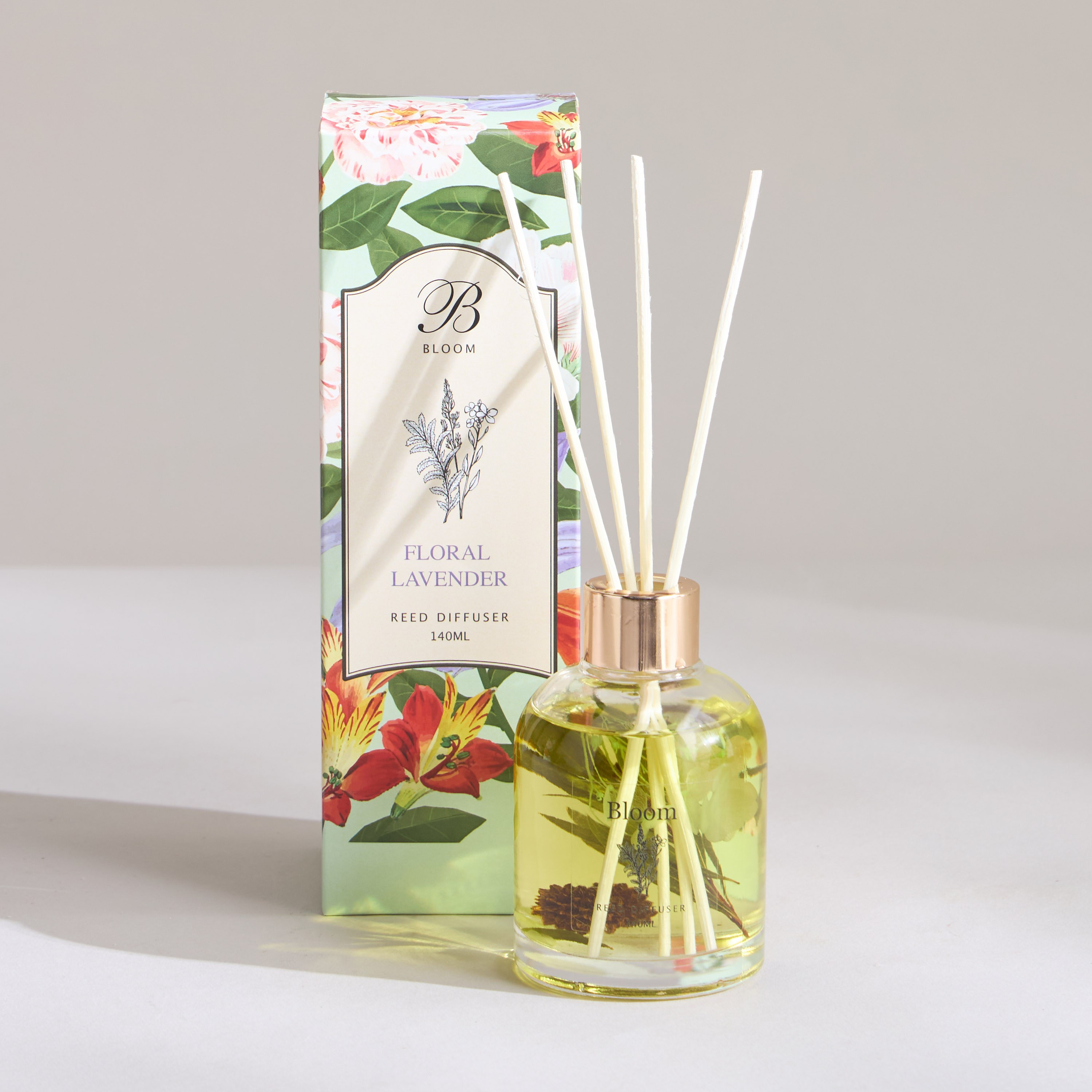 Bloom ID Floral Lavender Reed Diffuser - 140 ml-household-homefragrance-reeddiffusers-image-2