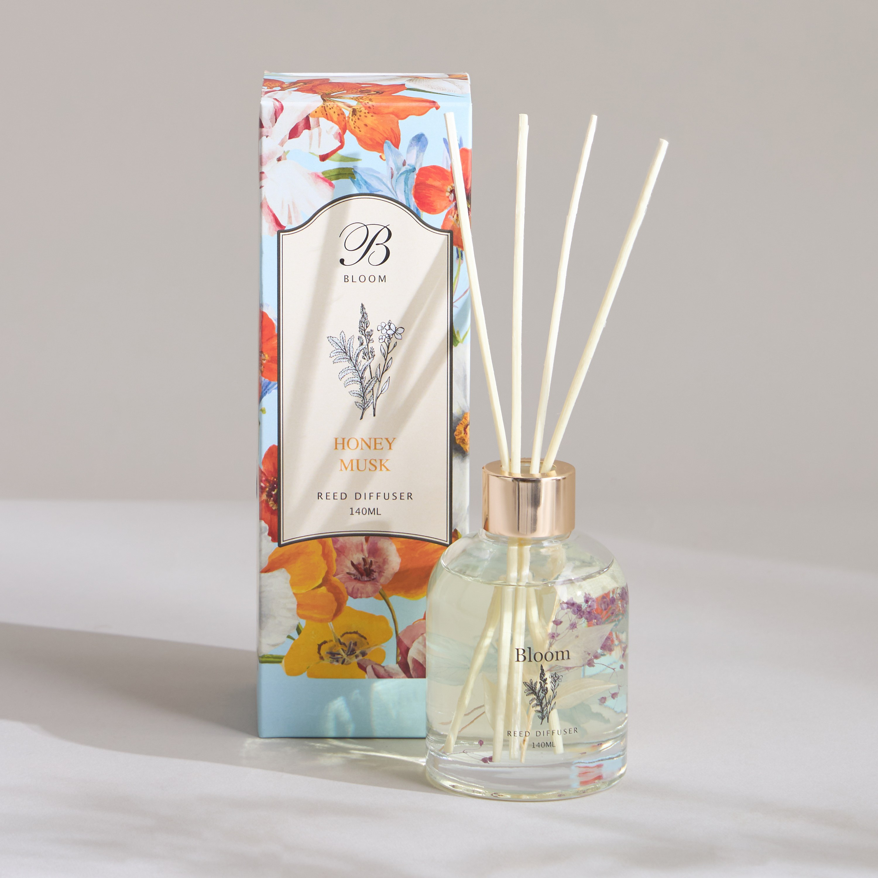 Bloom ID Honey Musk Reed Diffuser - 140 ml-household-homefragrance-reeddiffusers-image-2