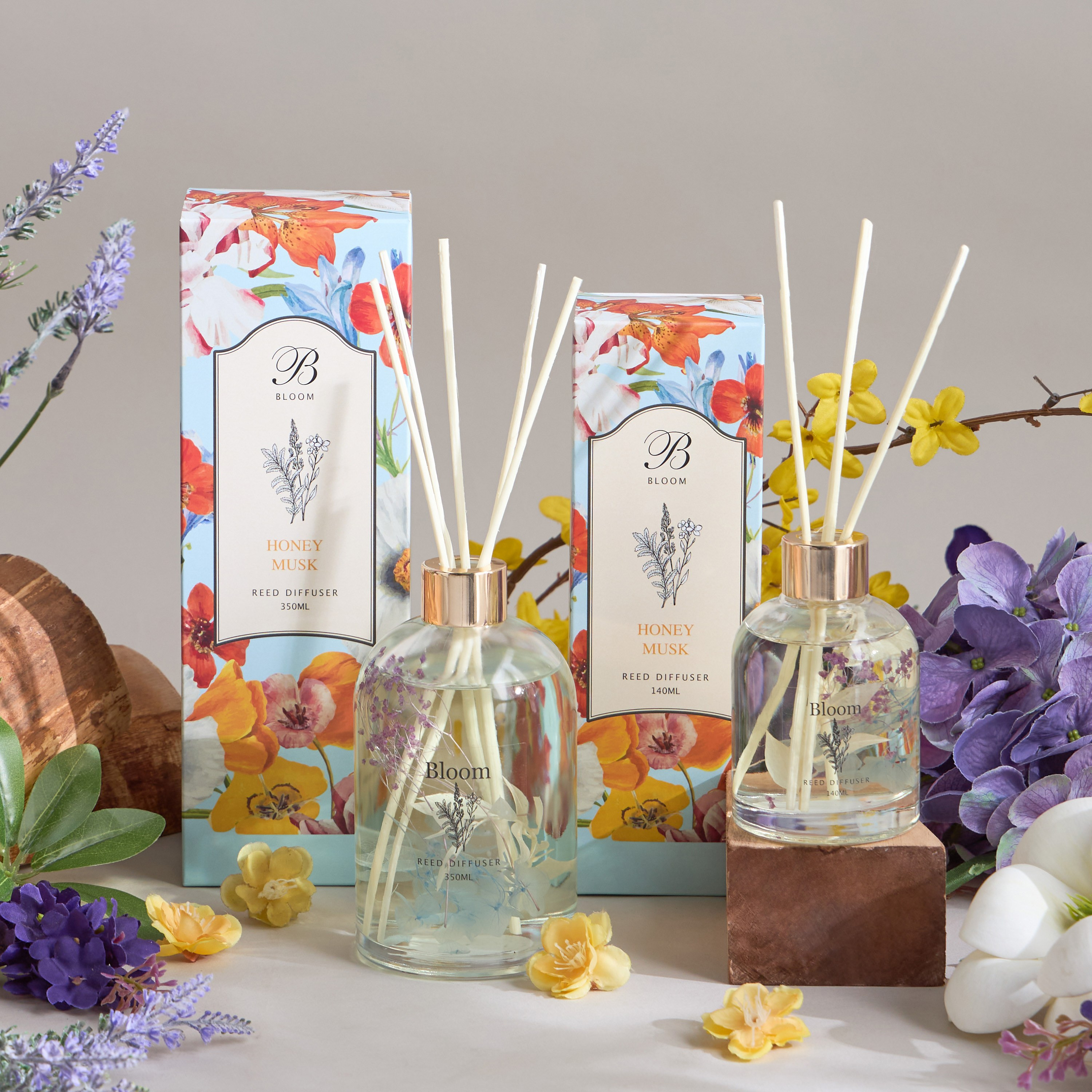 Bloom ID Honey Musk Reed Diffuser - 140 ml-household-homefragrance-reeddiffusers-image-4