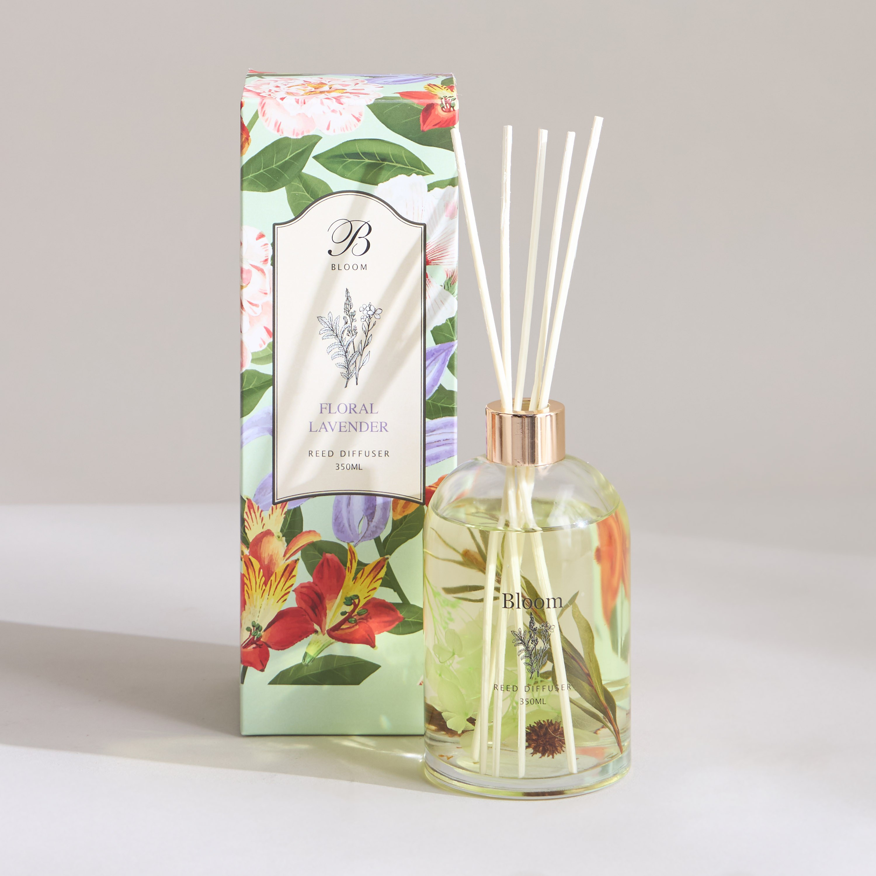 Bloom ID Floral Lavender Reed Diffuser - 350 ml-household-homefragrance-reeddiffusers-image-2