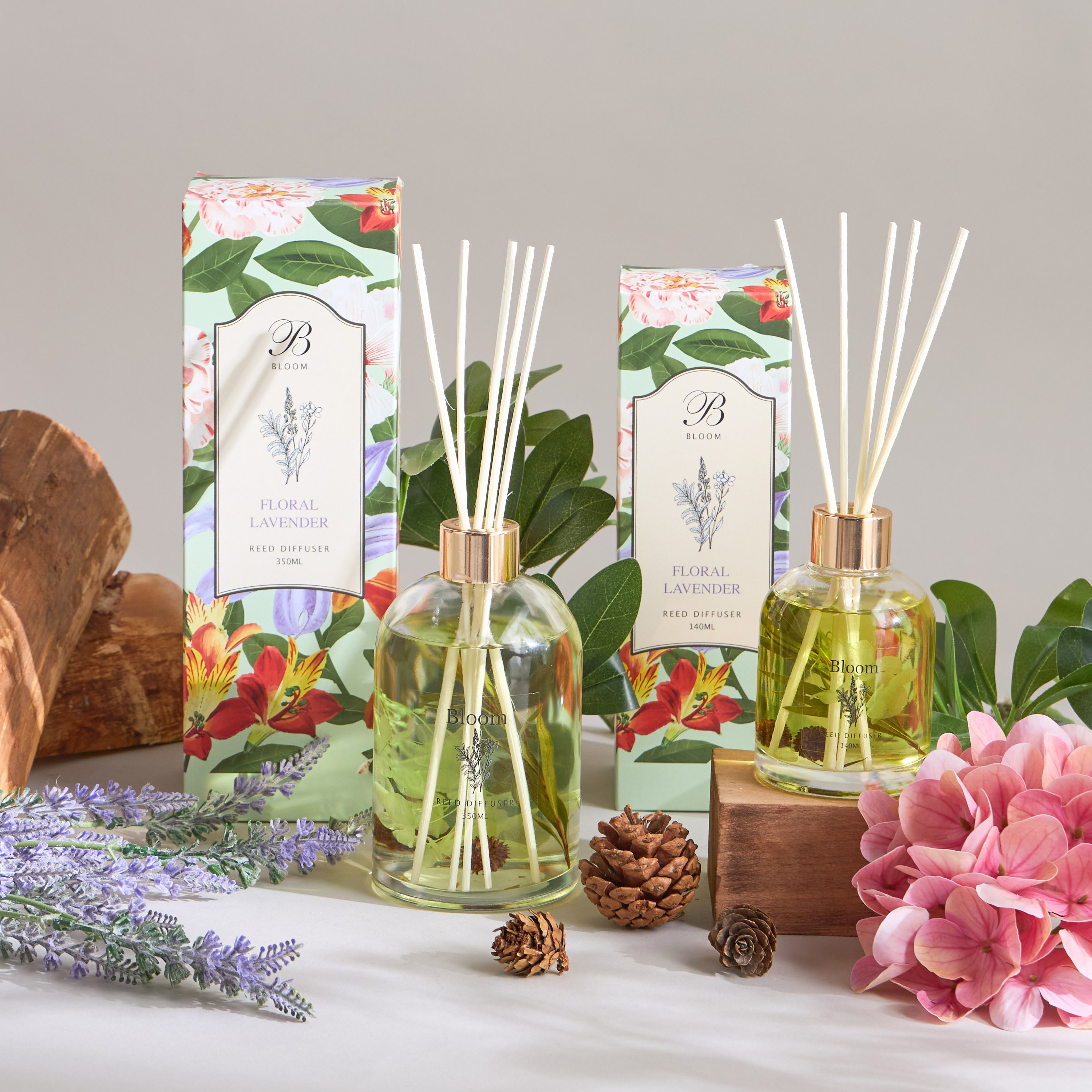 Bloom ID Floral Lavender Reed Diffuser - 350 ml-household-homefragrance-reeddiffusers-image-4