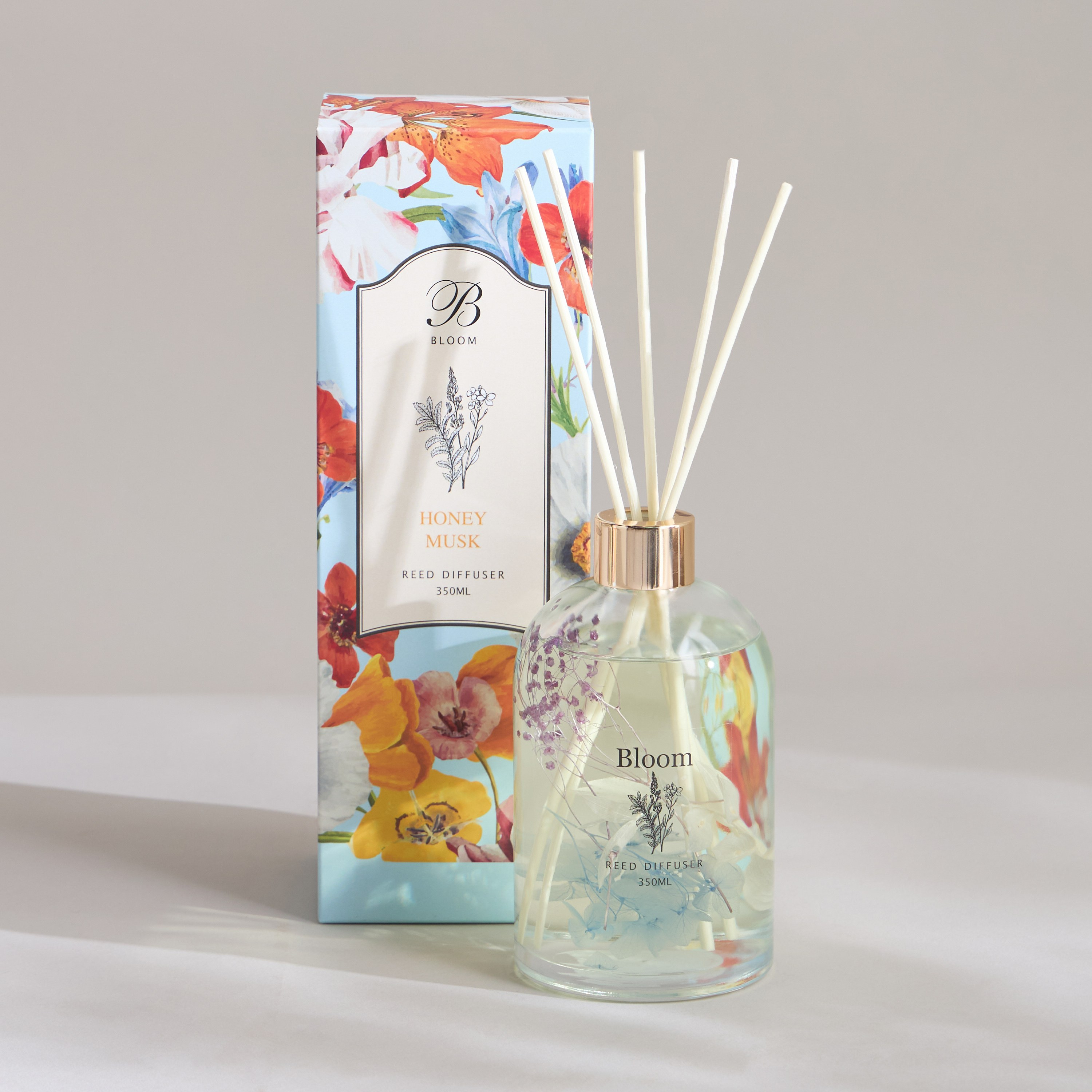 Bloom ID Honey Musk Reed Diffuser - 350 ml-household-homefragrance-reeddiffusers-image-2