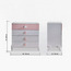 طقم غرفة نوم توين 3 قطع - نور - 90x200 سم-babyandkids-kidsbeds-twinbeds-image-3